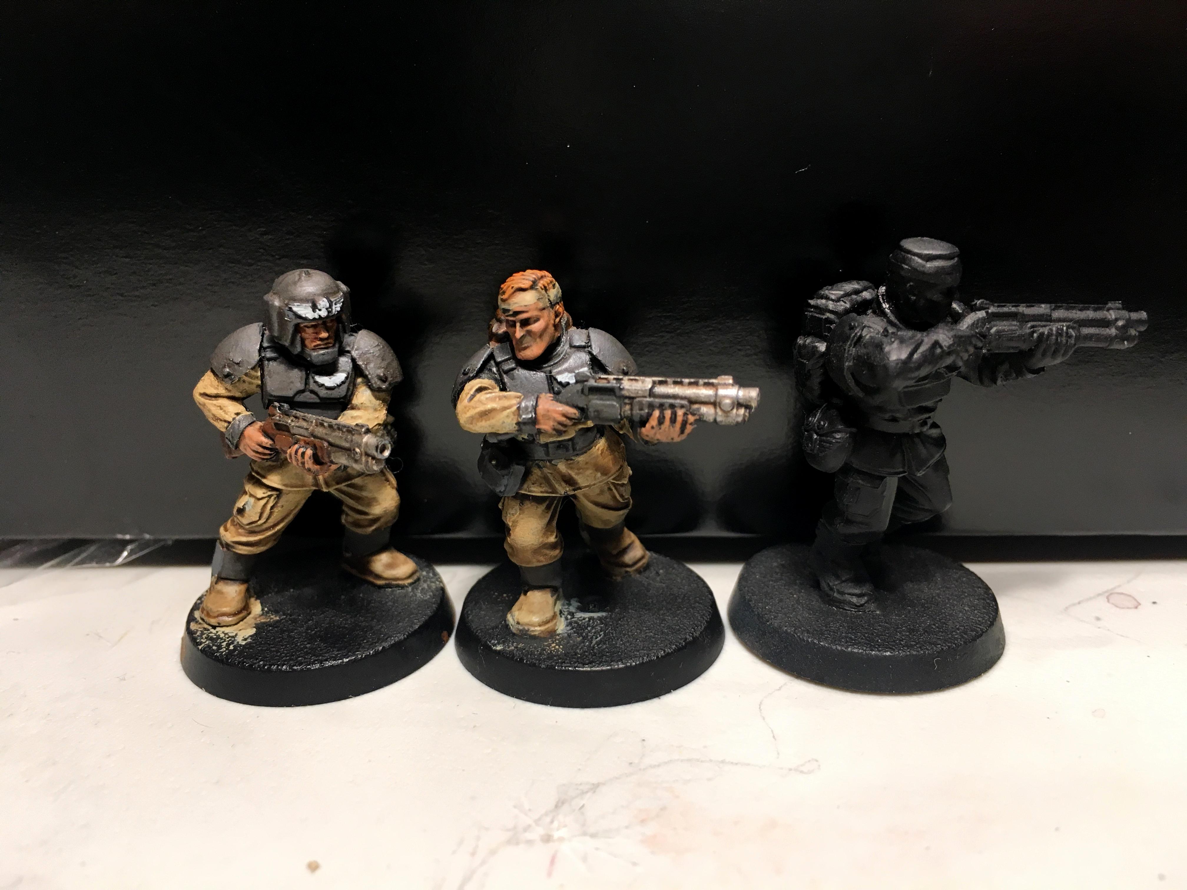Cadians, Imperial Guard, Shotgun, Veteran