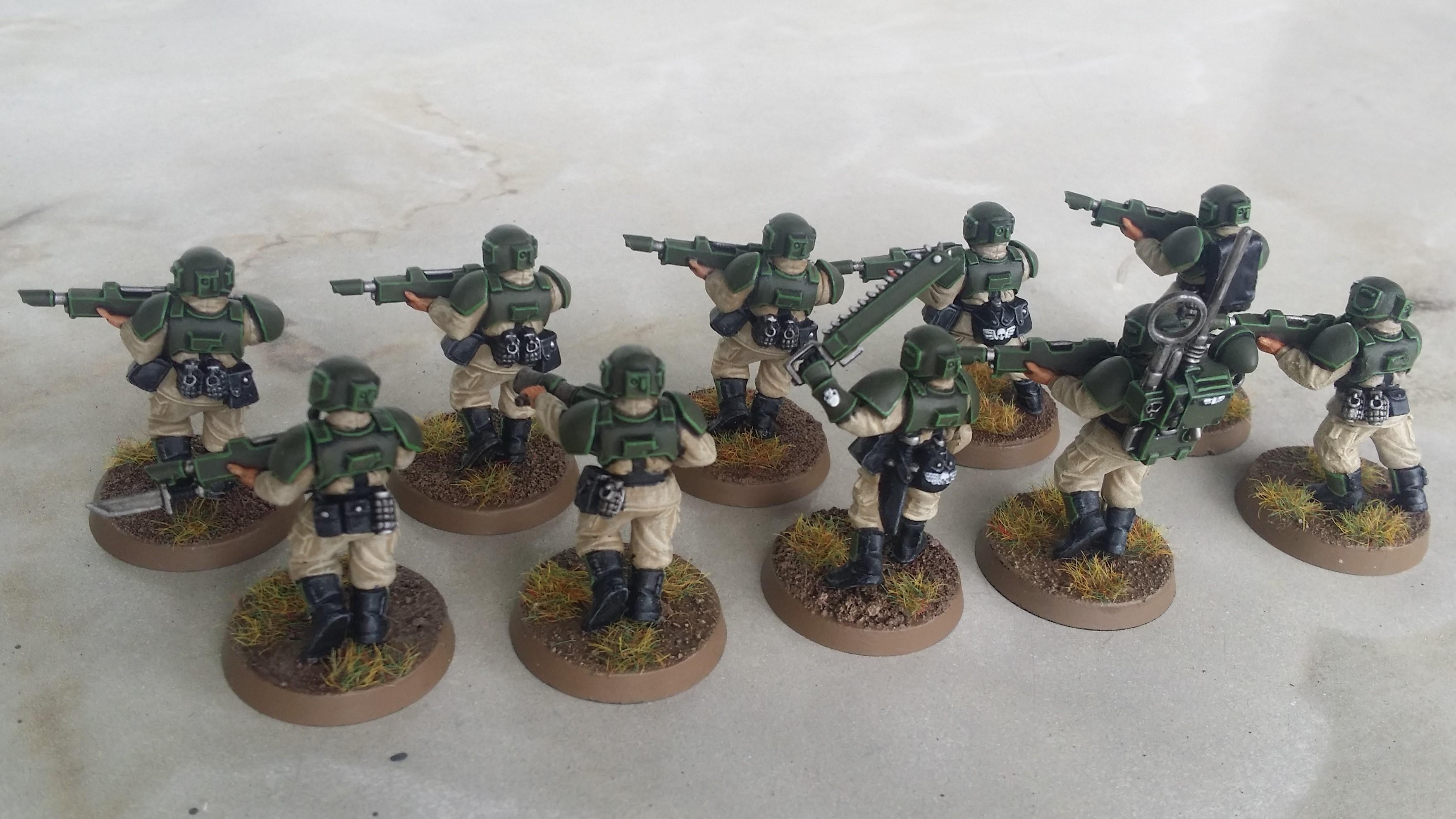 Ammo, Astra, Autocannon, Autogun, Belt, Bolter, Boltgun, Cadians, Caster, Catachan, Clip, Conversion, Custom, Guard, Heavy, Imperial, Kitbash, Lasgun, Legion, Legionnaire, Magazine, Militarum, Penal, Plasma, Platoon, Sentinel, Sergeant, Shock, Soldier, Team, Trooper, Troops, Veteran, Vox, Weapon