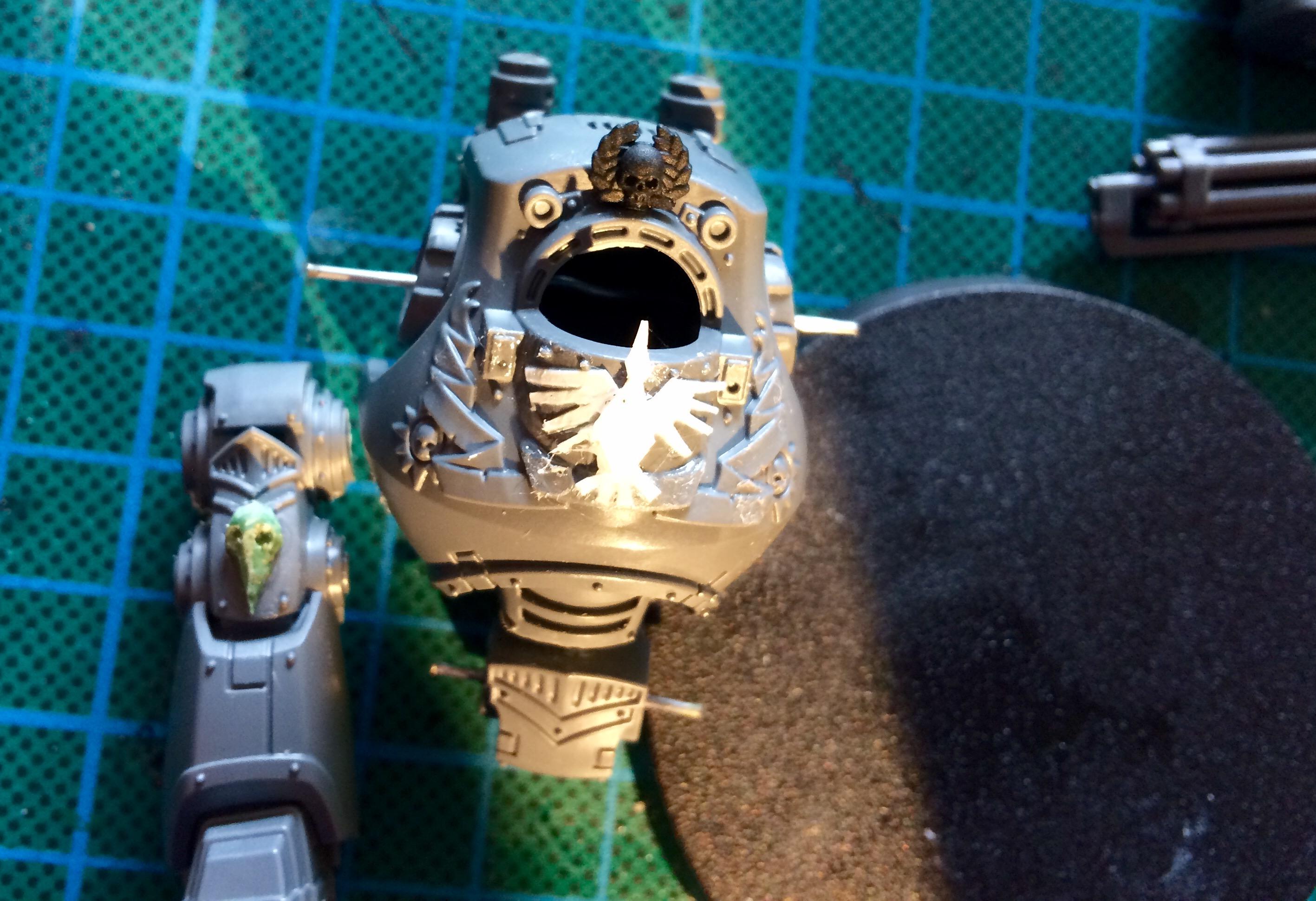 Blending, Blood Ravens, Contemptor, Conversion, Dreadnought, Flyer, Kitbash, Space Marines, Stormraven
