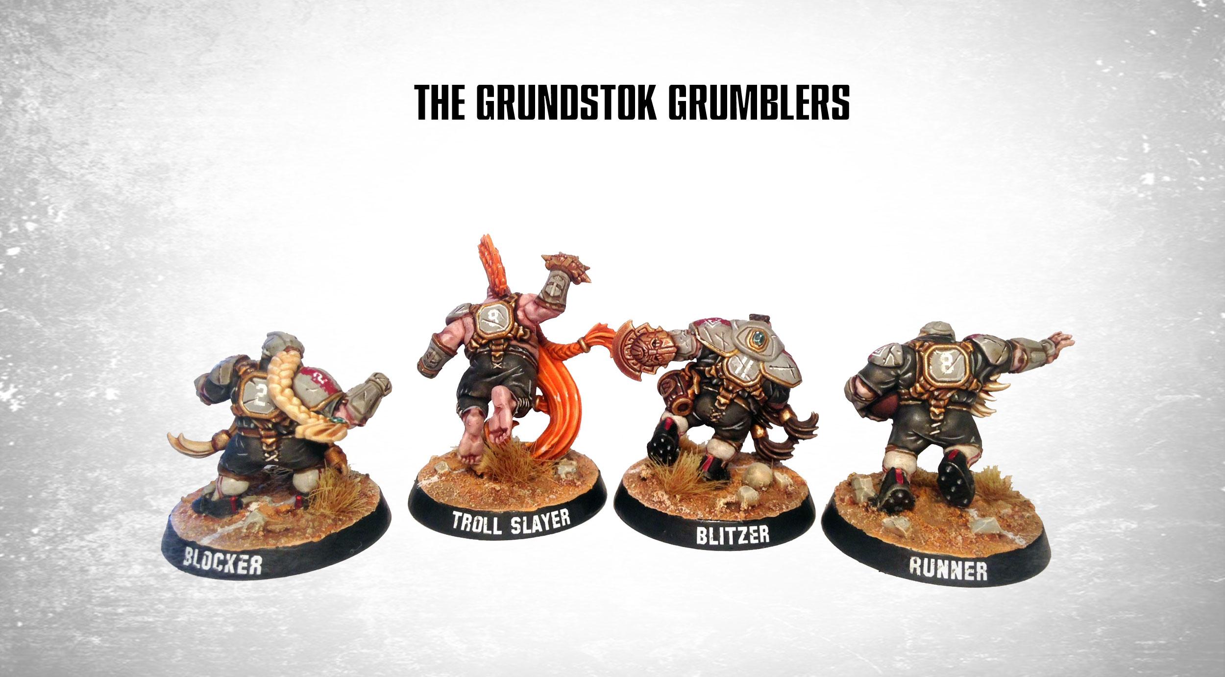 Blood Bowl, Chipping, Dwarves, Football, Sport, Weathered