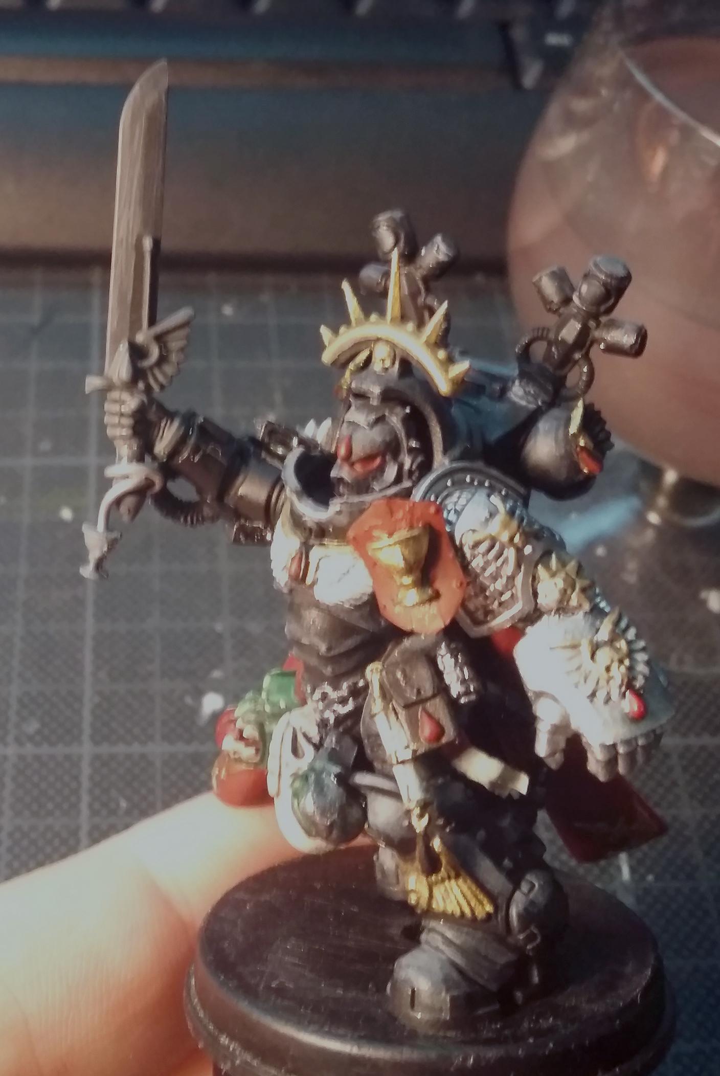 Blood Angels, Conversion, Deathwatch, Gravis Captain, Primaris, Work In Progress