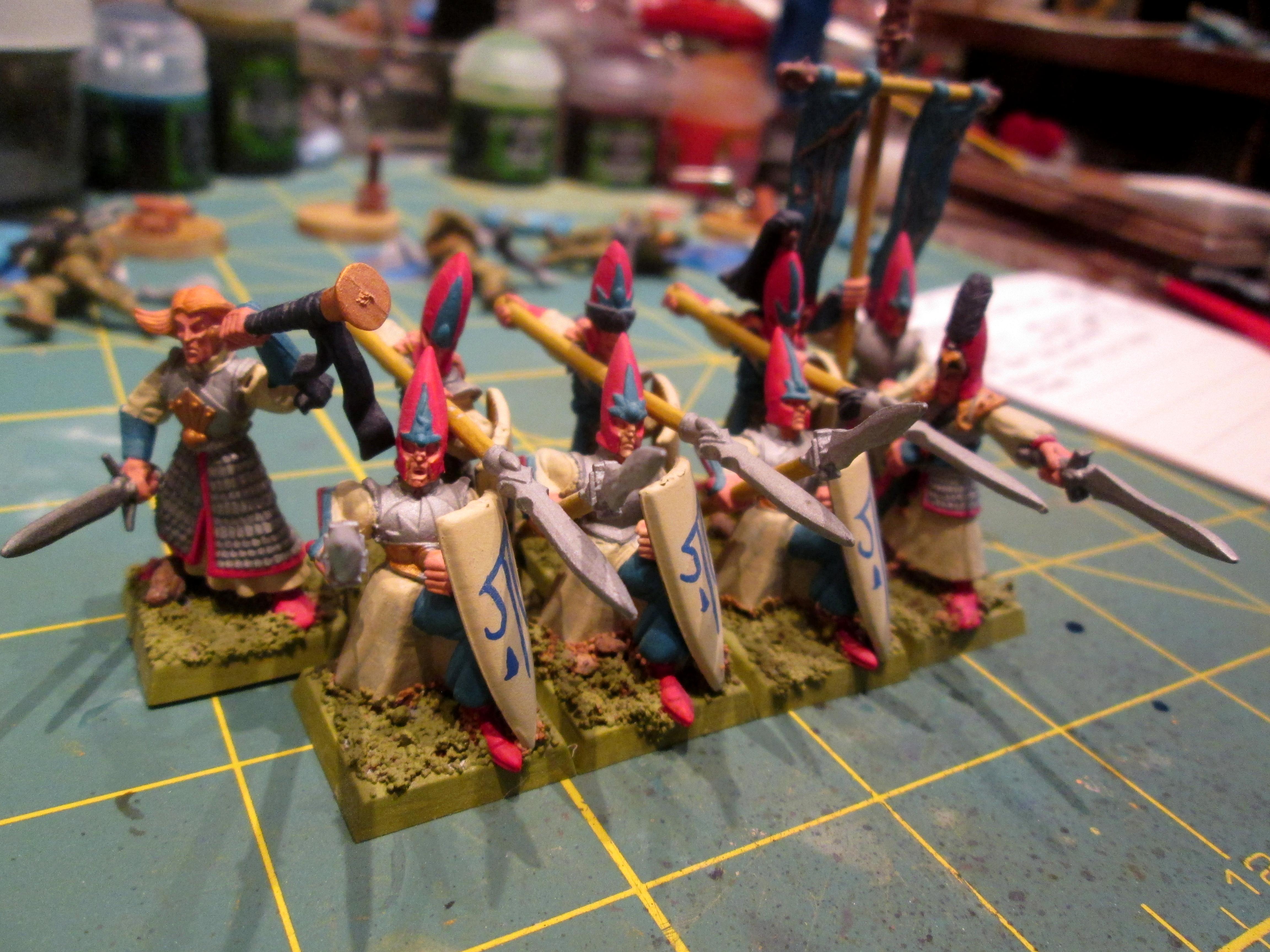 Bowmen, Harathoi, High Elves, Lothern, Seaguard, Spearmen, Wfb