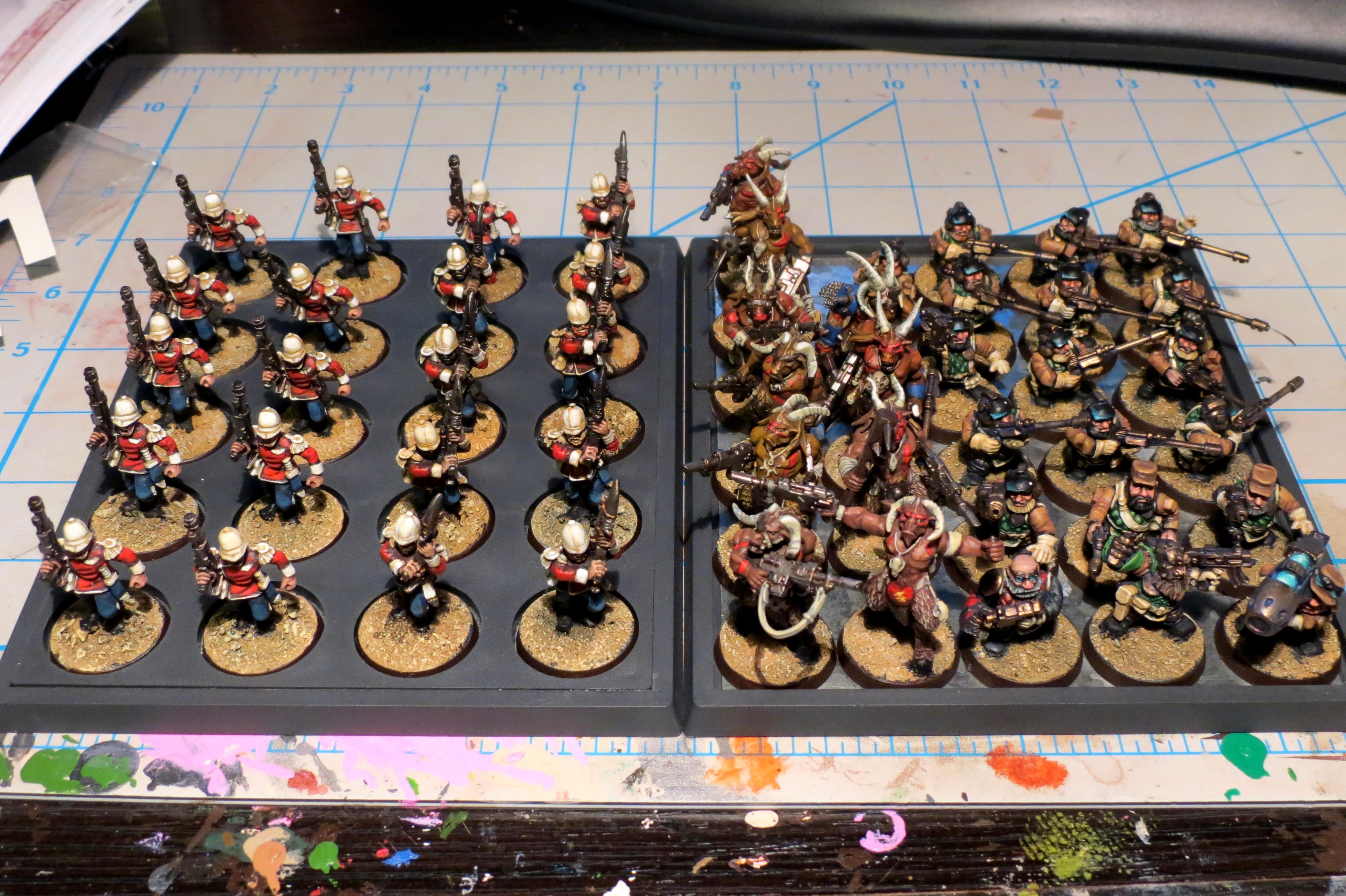 Table War trays