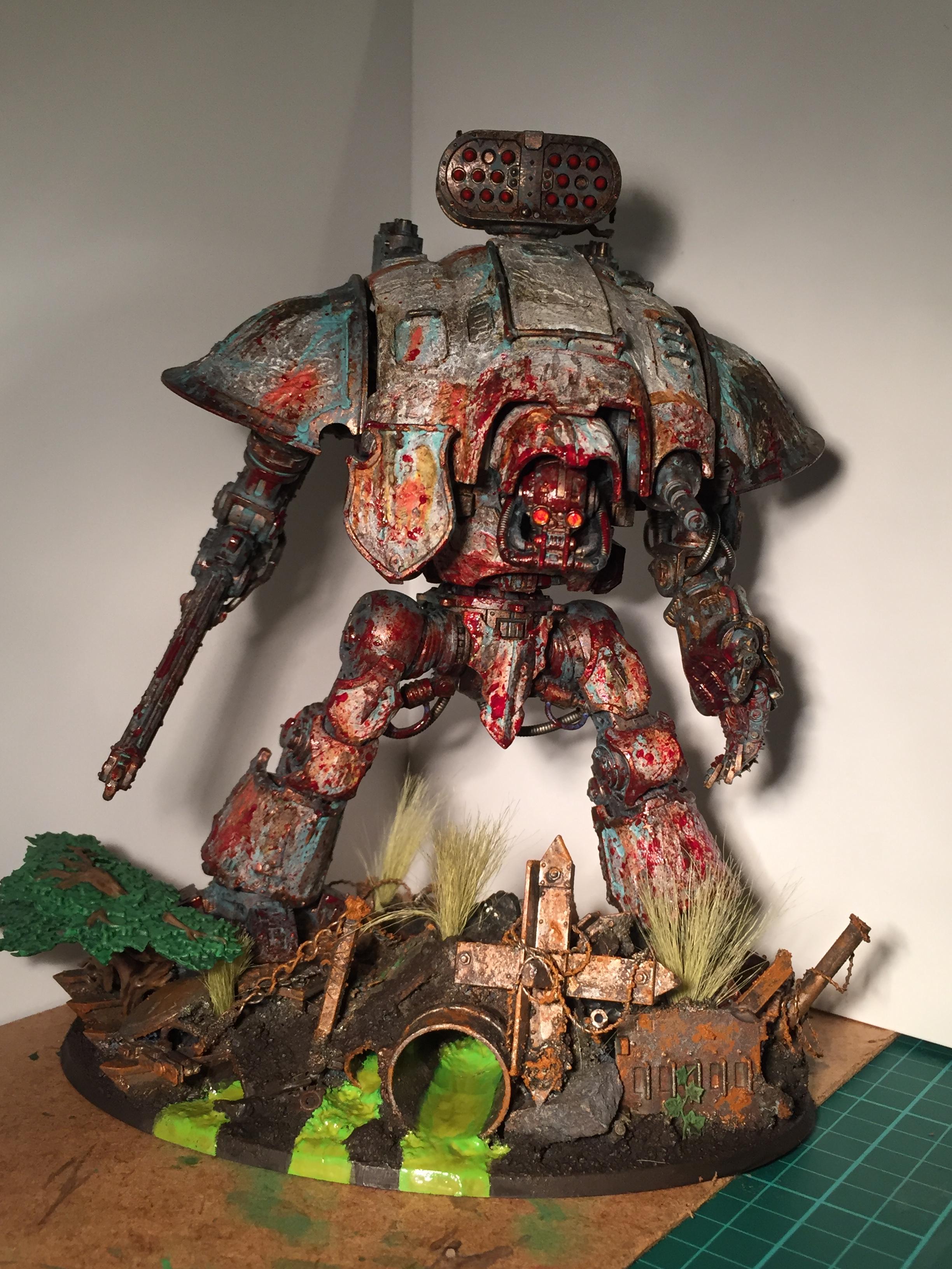 Chaos, Gore, Knight Titan, Nurgle