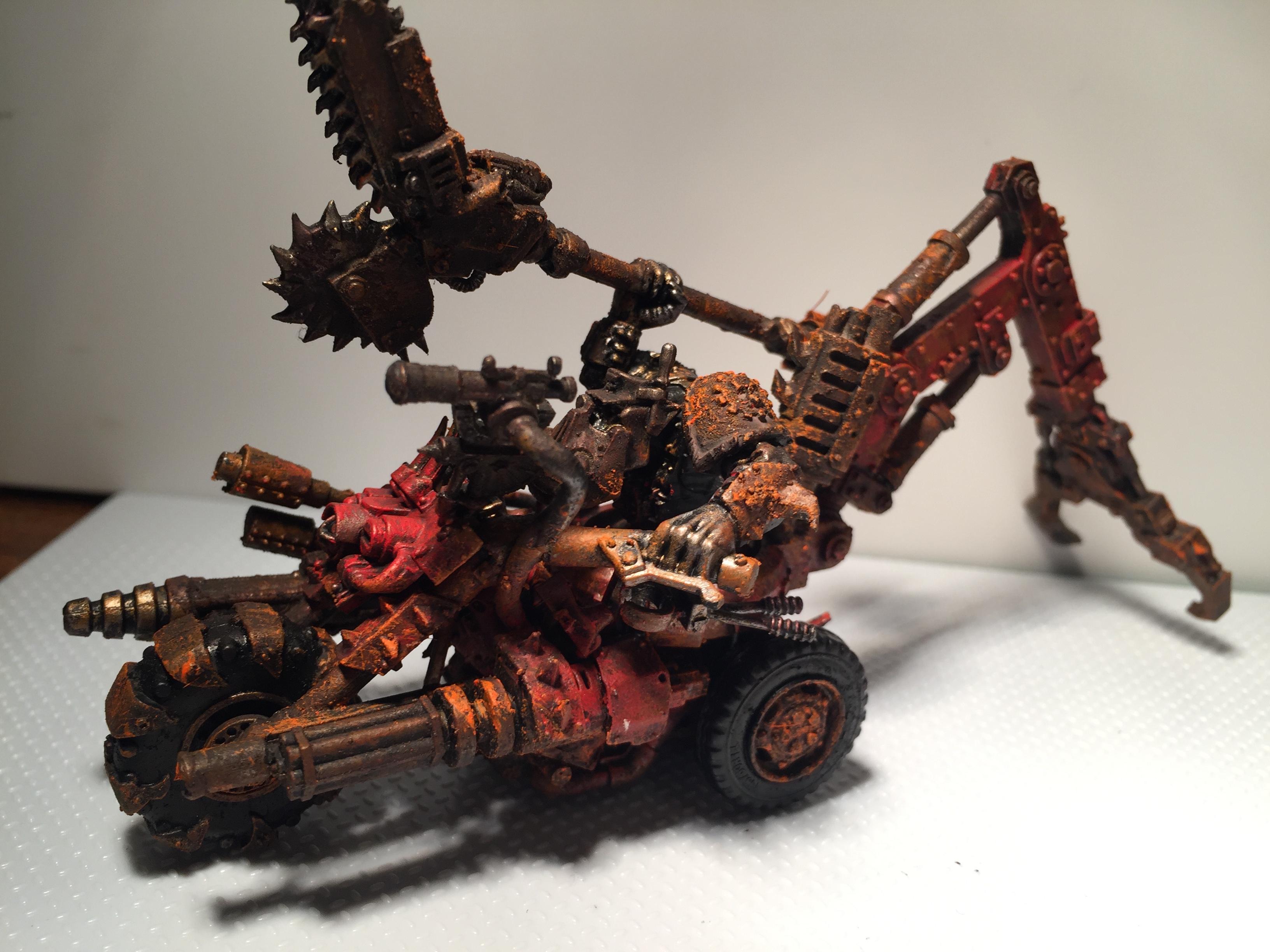 Big Mek on bike