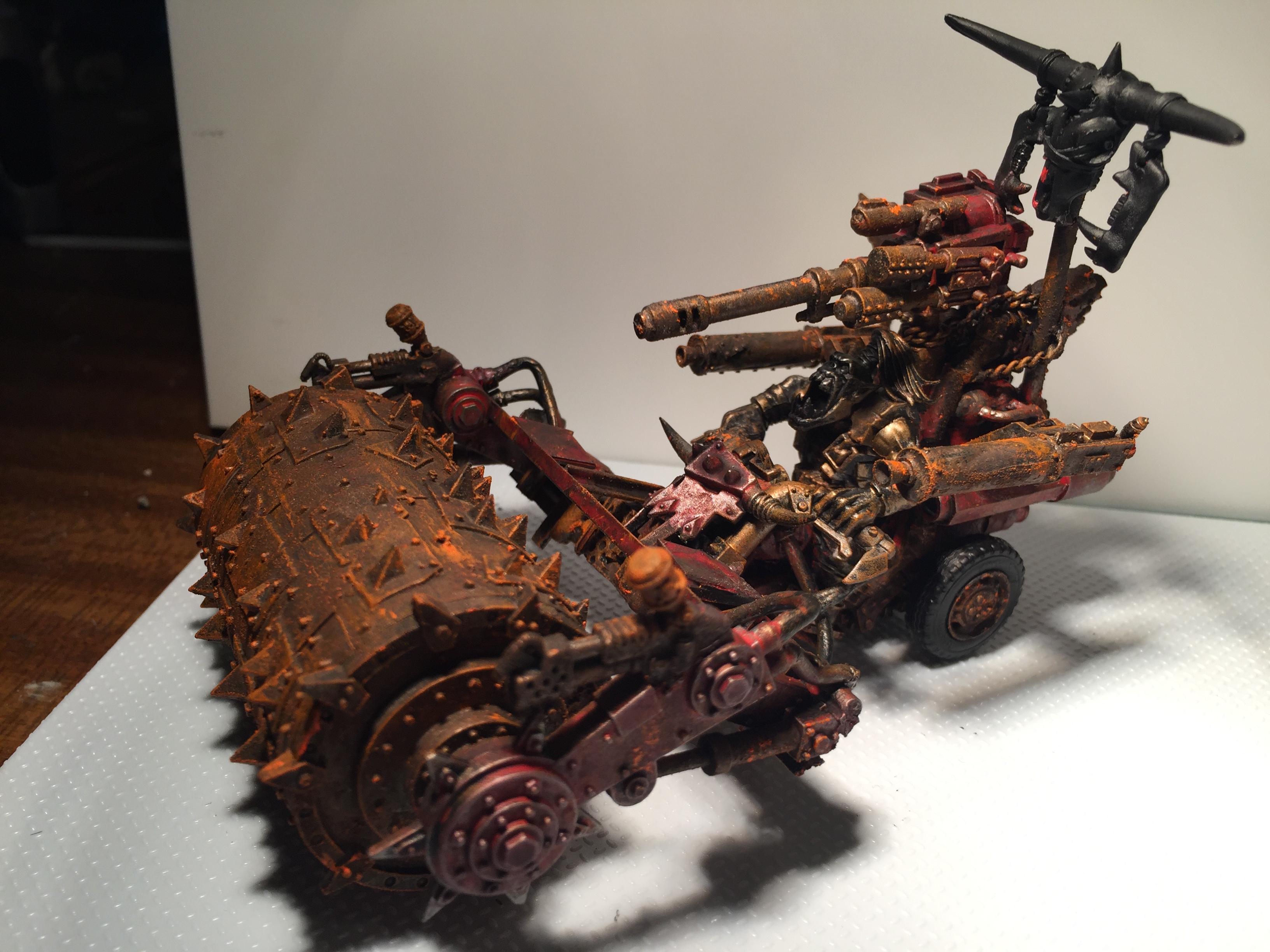 Bike, Orks, Rust, Warboss