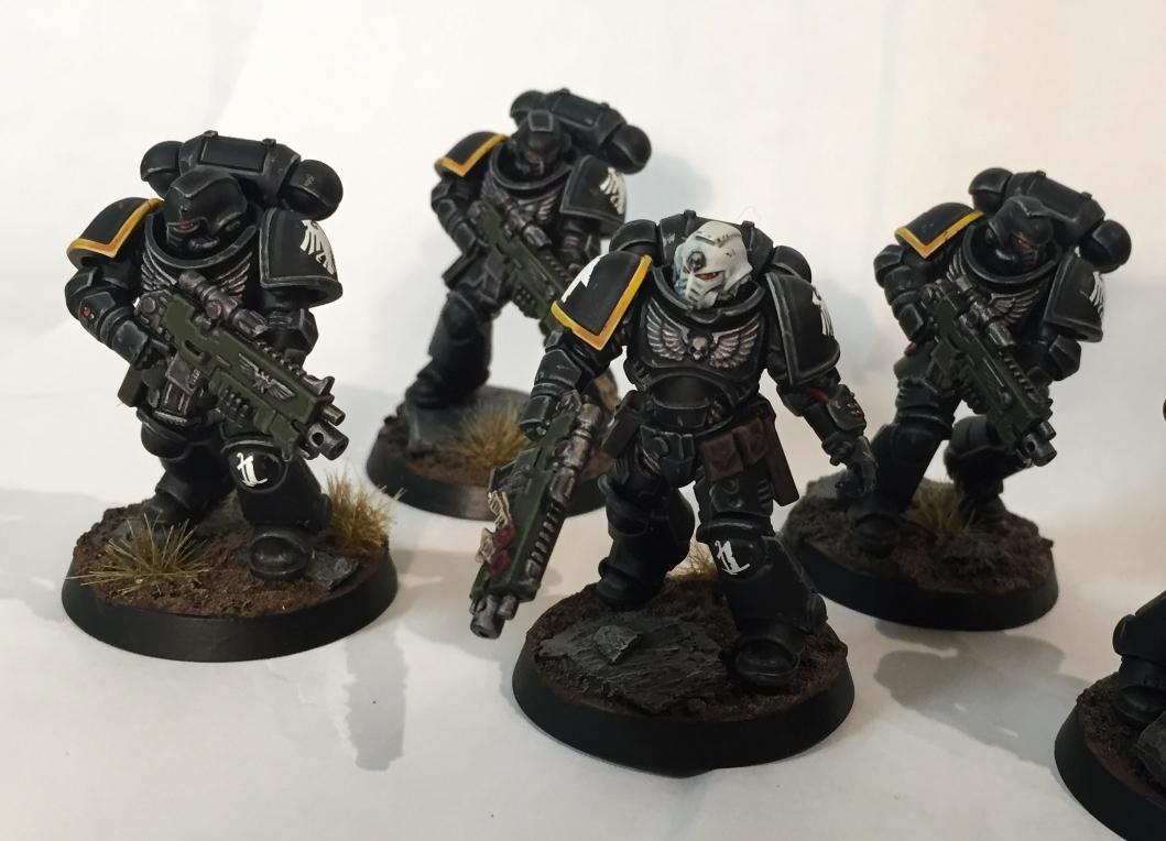 Black, Primaris, Raven Guard, Space Marines