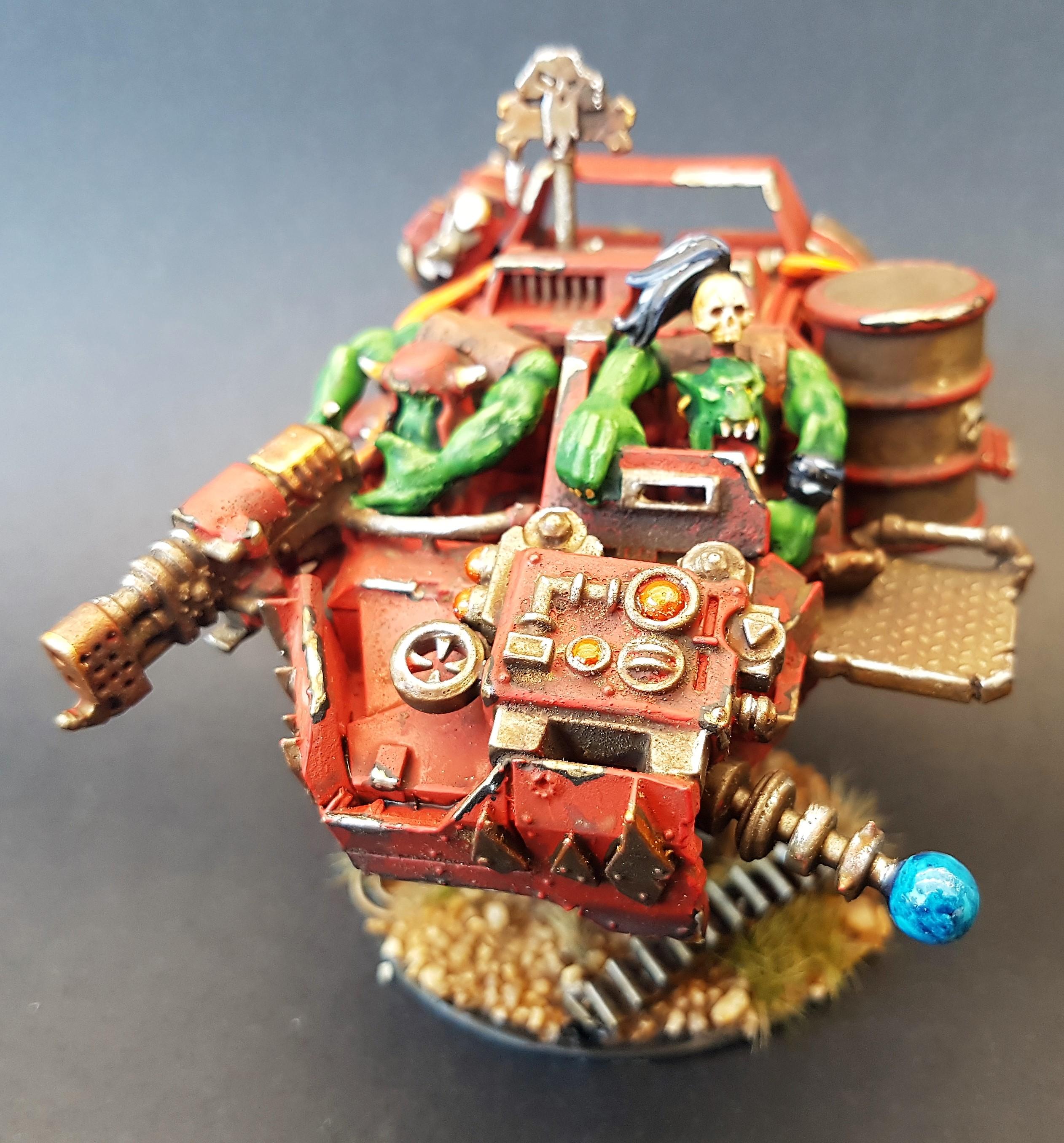Orks, Skorcha, Land speeder converted to an Ork Skorcha