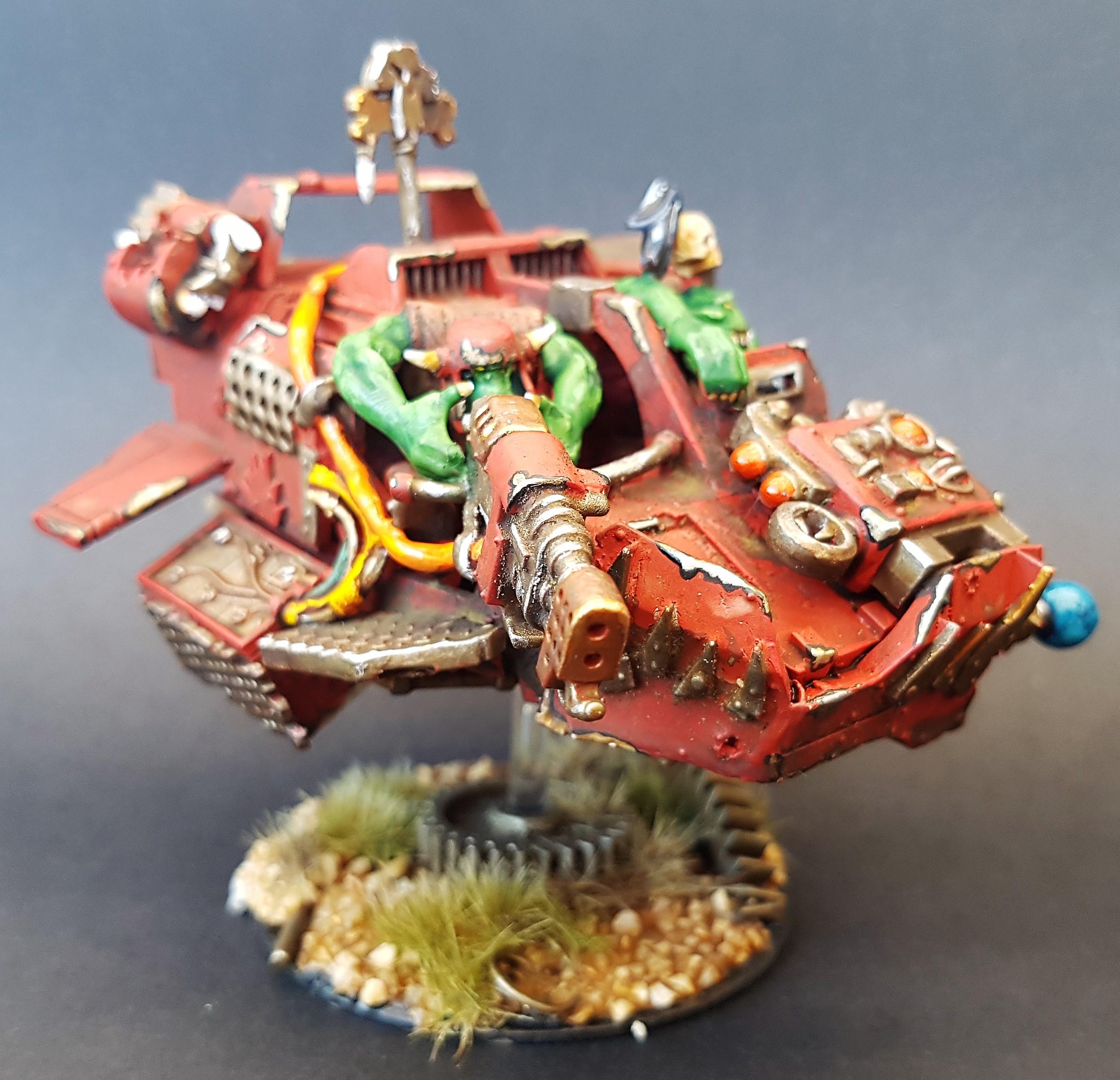 Orks, Skorcha, Land speeder converted to an Ork Skorcha