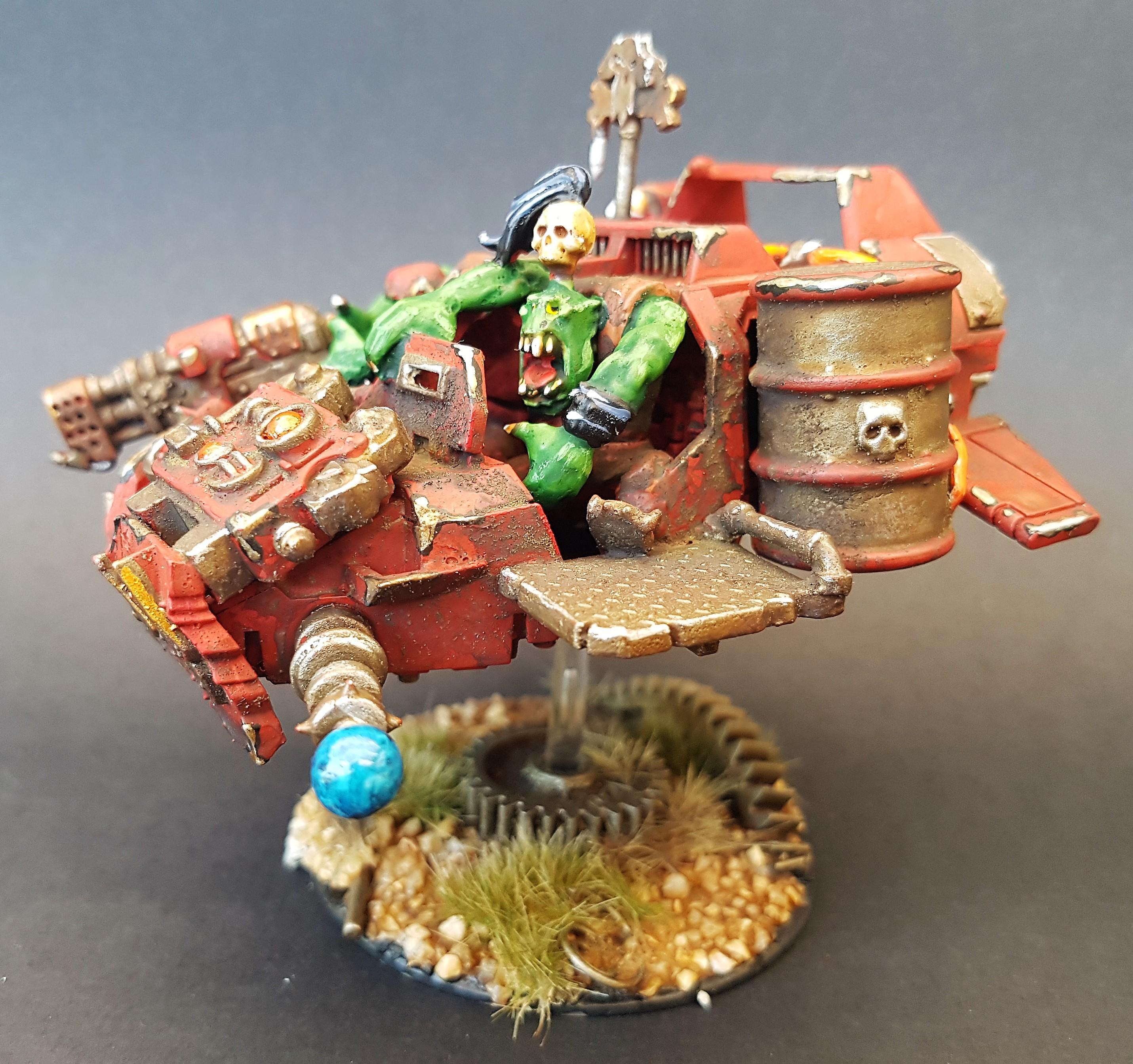 Orks, Skorcha, Land speeder converted to an Ork Skorcha