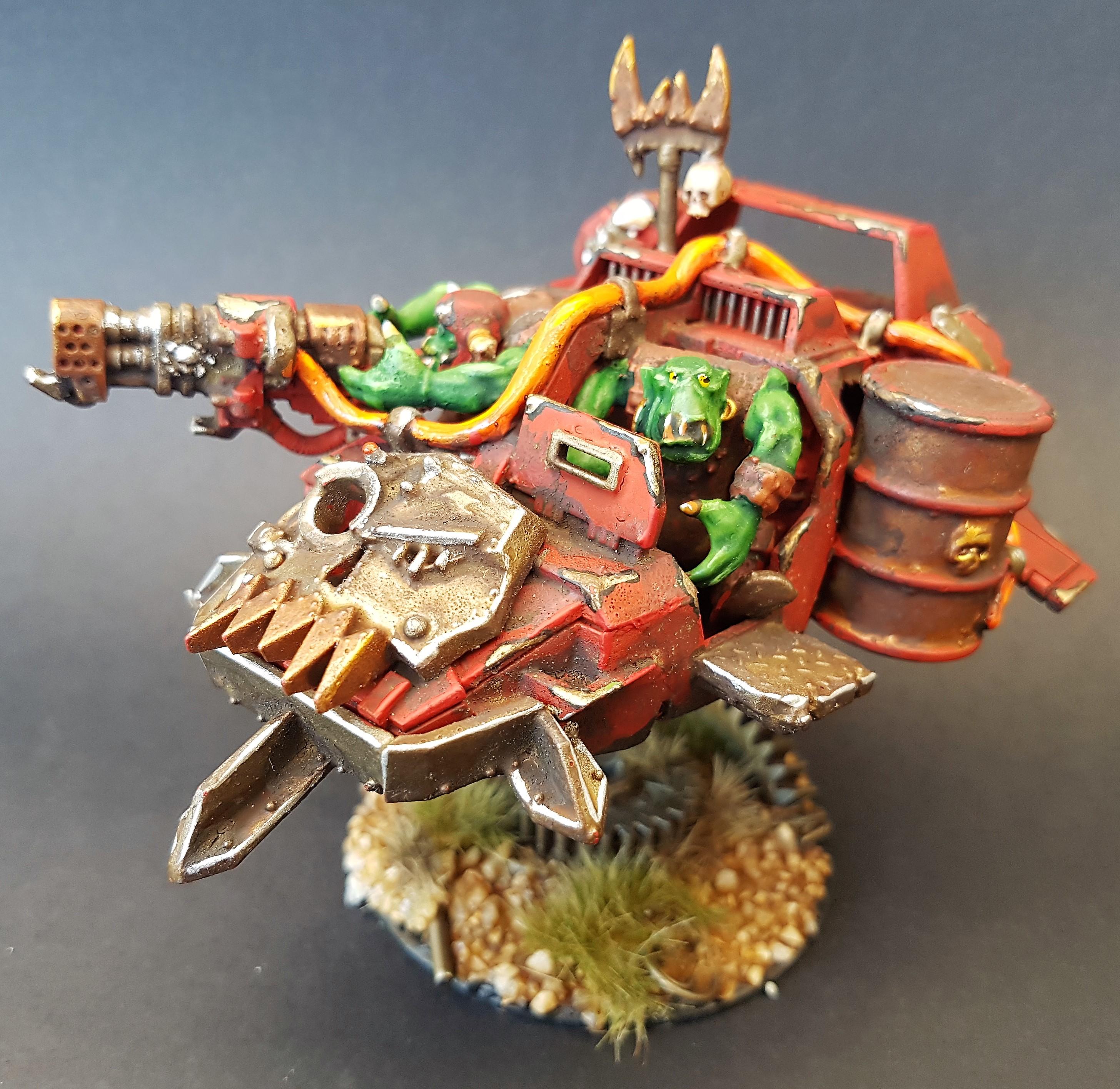 Orks, Skorcha, Land speeder converted to an Ork Skorcha