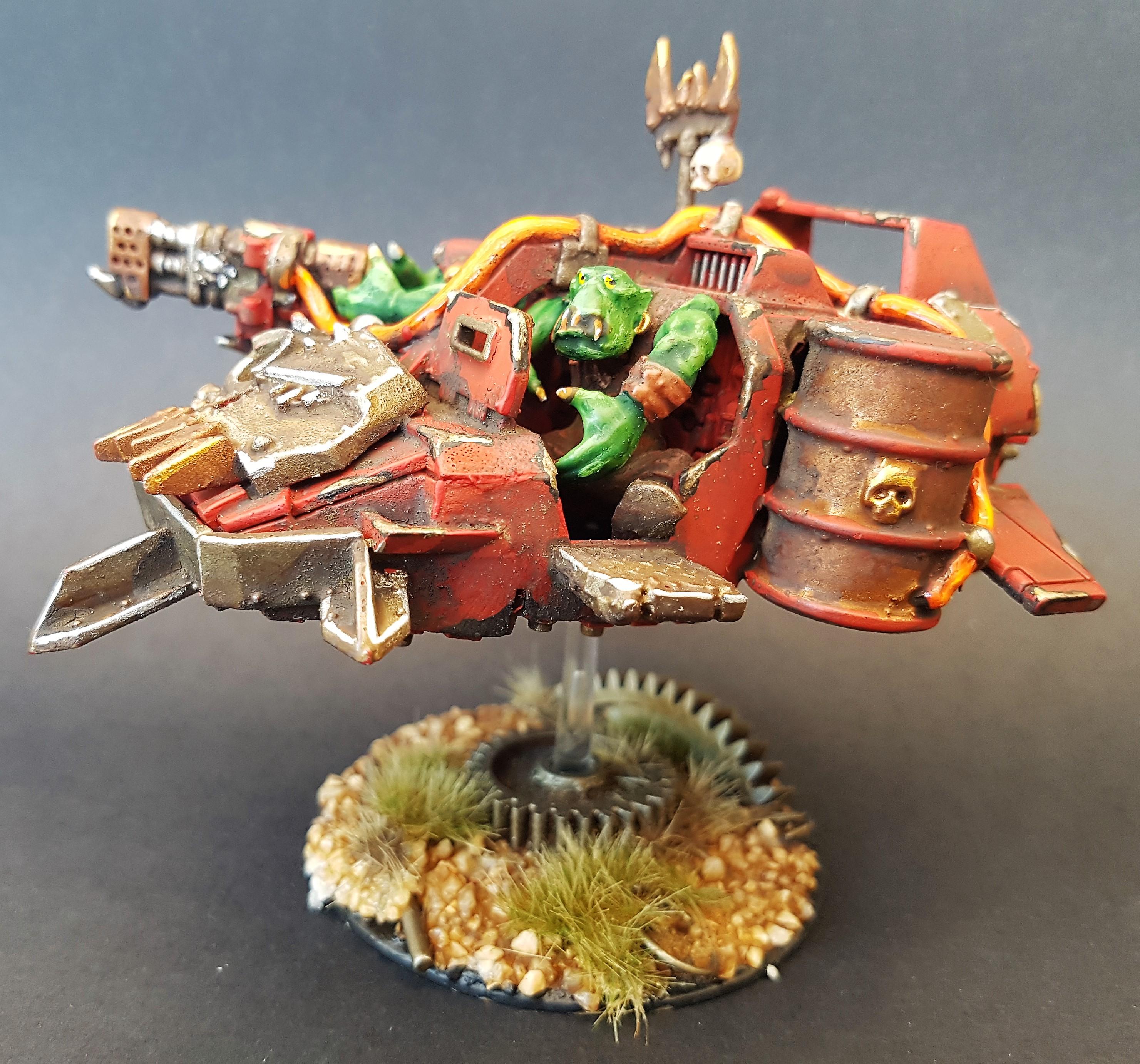 Orks, Skorcha, Land speeder converted to an Ork Skorcha