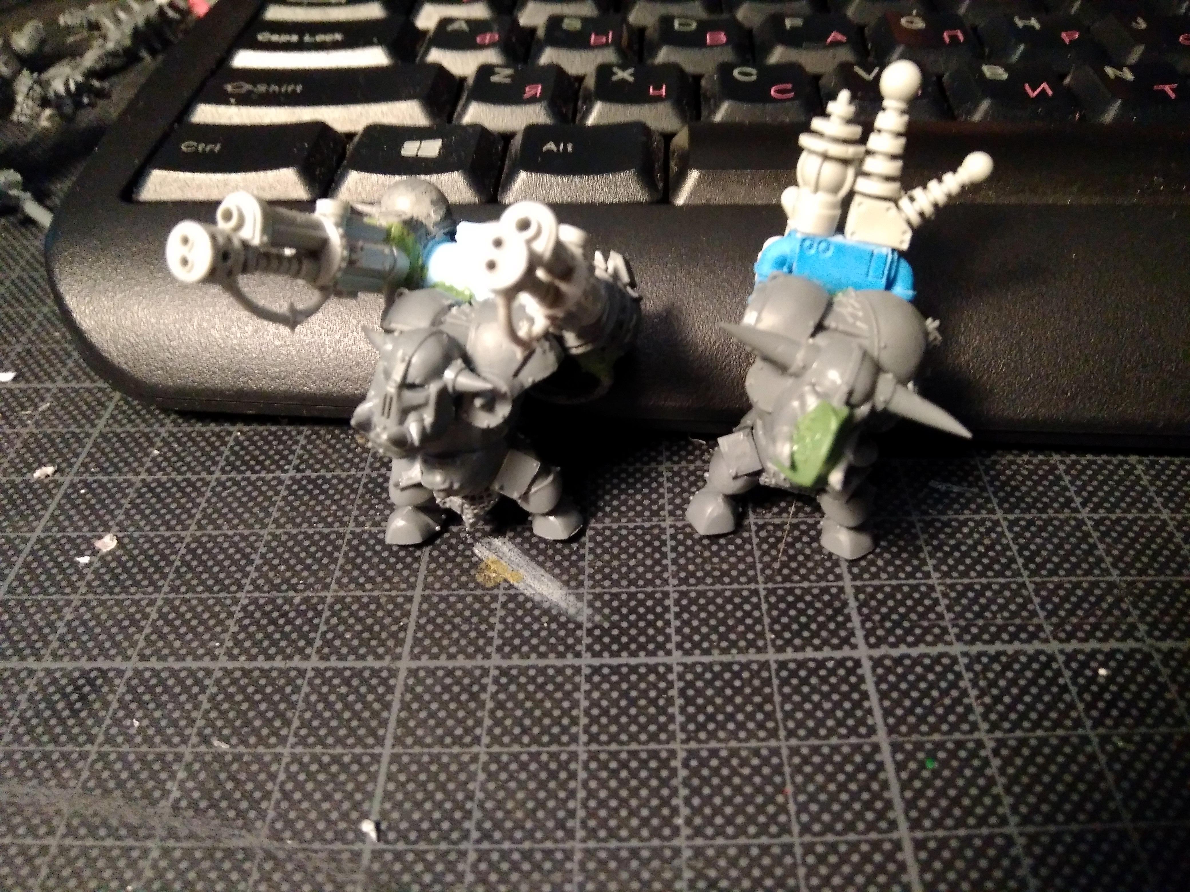 Conversion, Grey Knights, Orks, Shadow War, Work In Progress