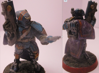 example 1- the beginning of the colour scheme and model discipline