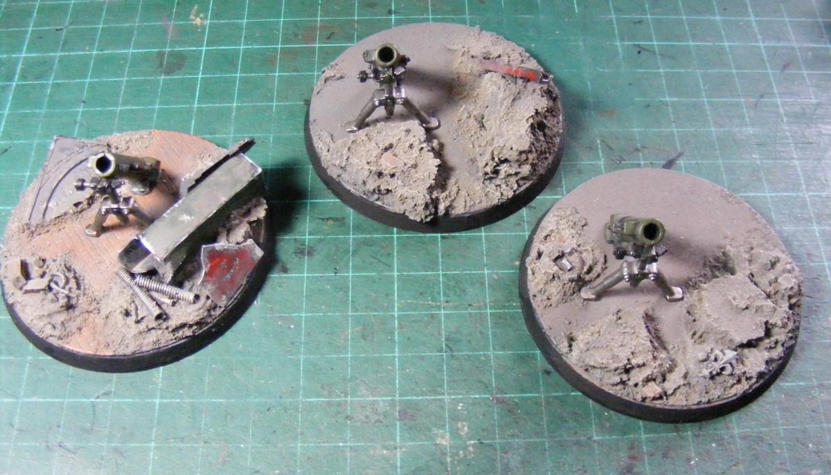 3 Genswick mortar team bases