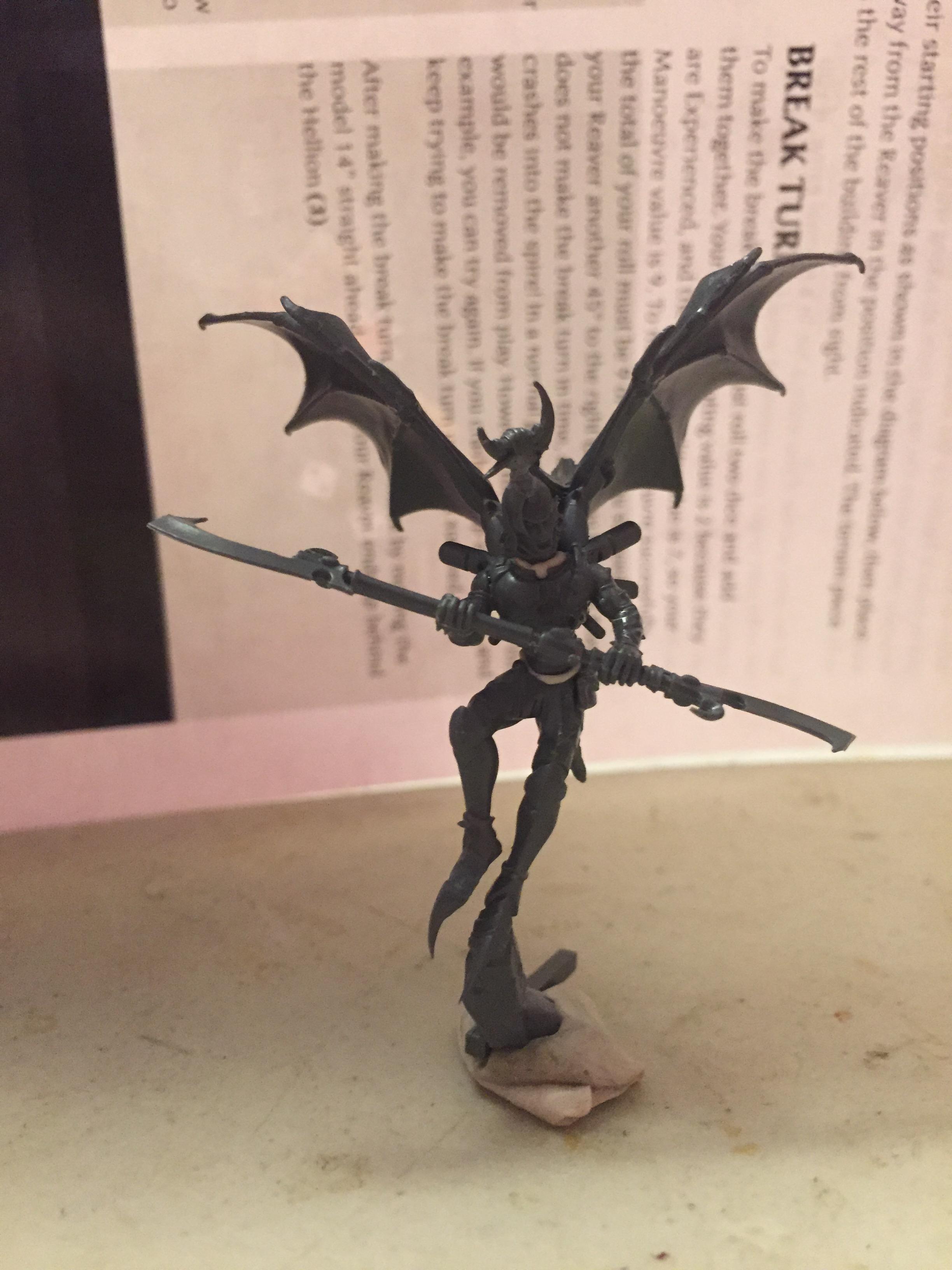 Dark Eldar, Kitbash, Scourge, Work In Progress