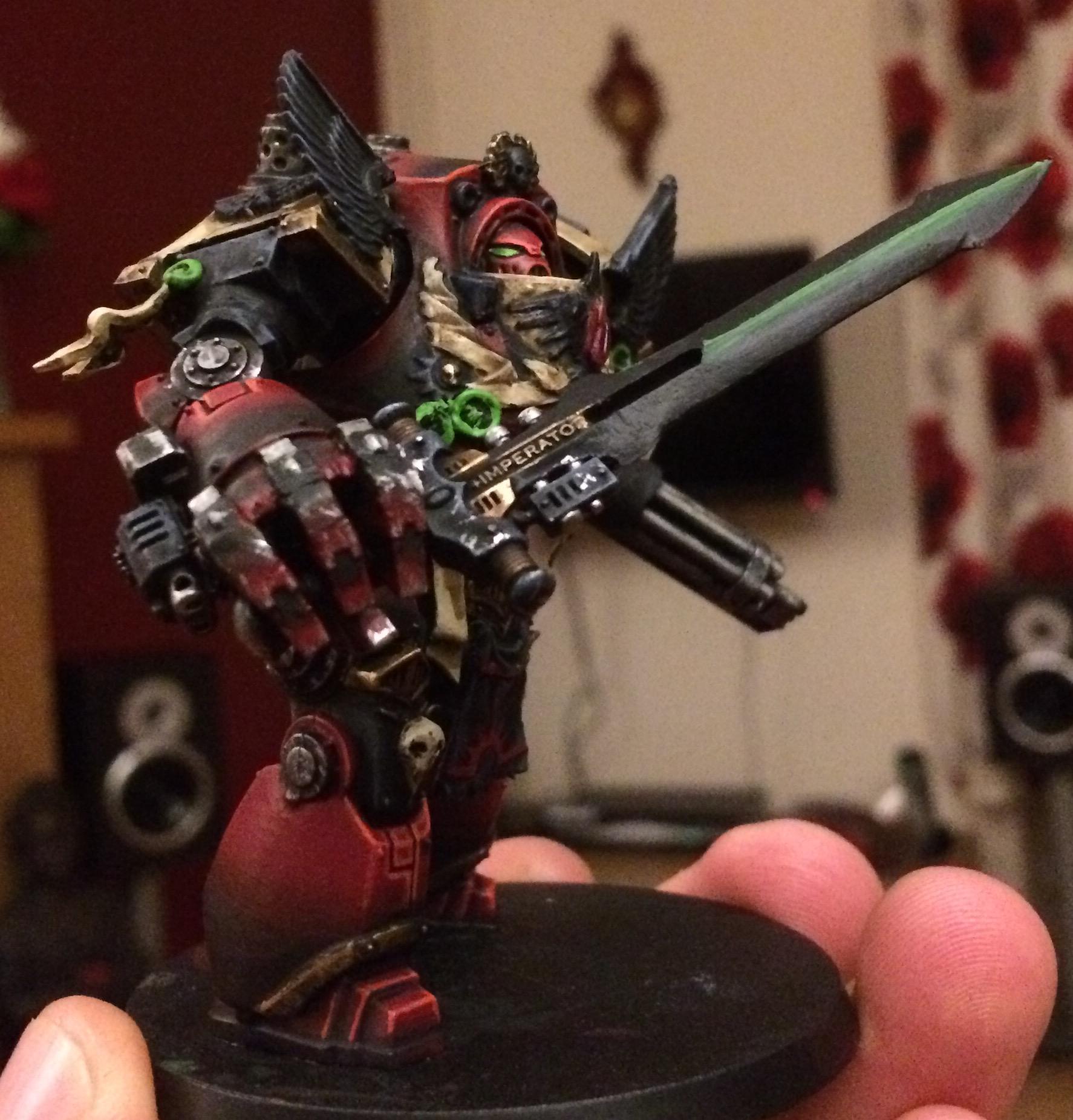 Blending, Blood Ravens, Contemptor, Conversion, Dreadnought, Flyer, Gradient, Kitbash, Space Marines, Stormraven, Weathered