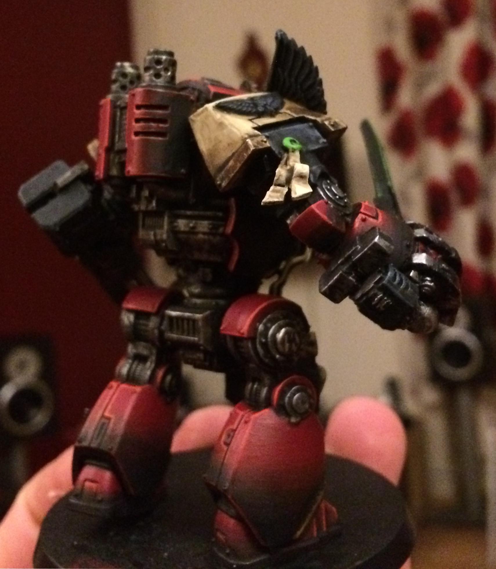 Blending, Blood Ravens, Contemptor, Conversion, Dreadnought, Flyer, Gradient, Kitbash, Space Marines, Stormraven, Weathered