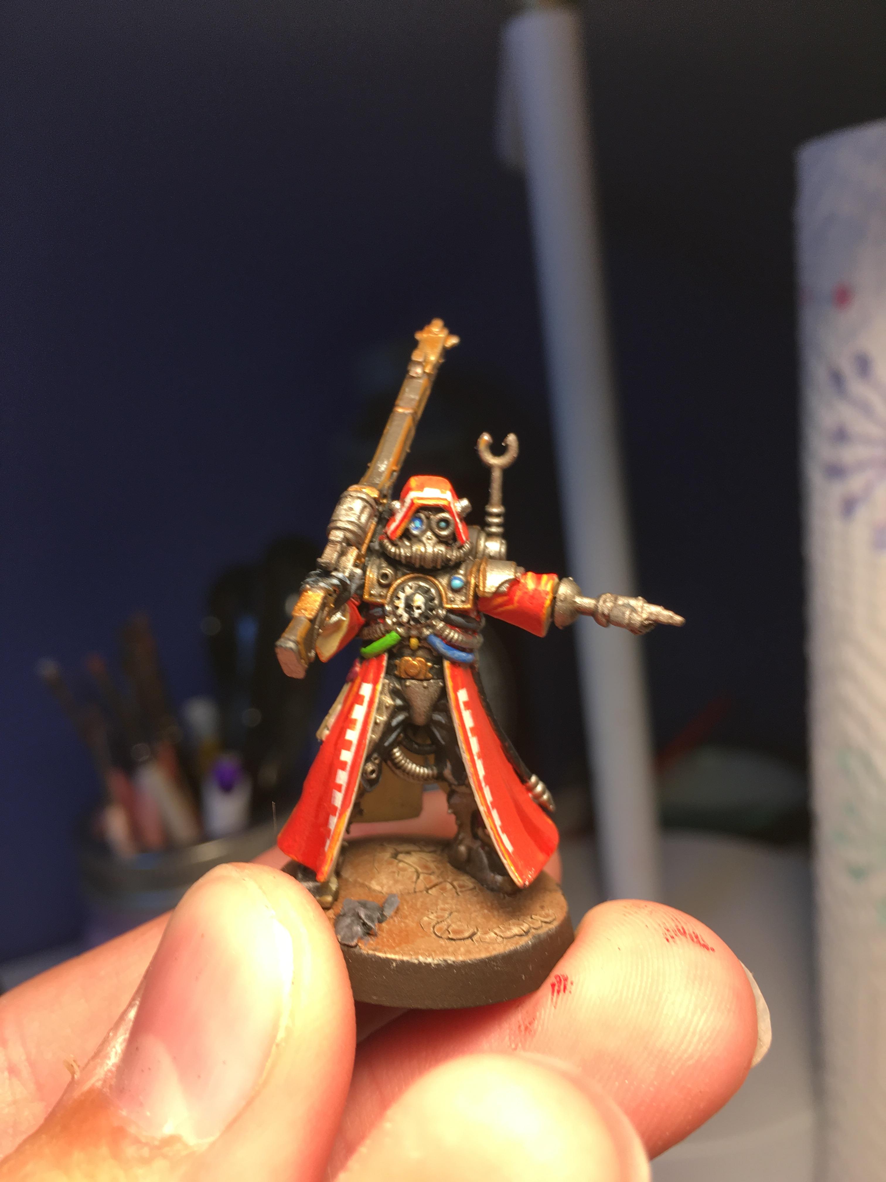 Adeptus Mechanics, Admech, Red, Skitarii