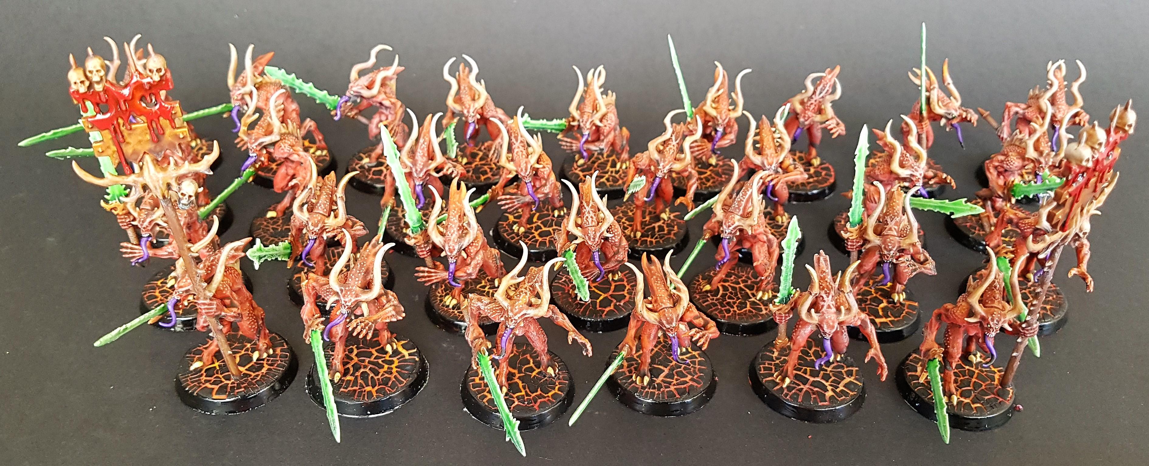 Bloodletters, Khorne, Lava