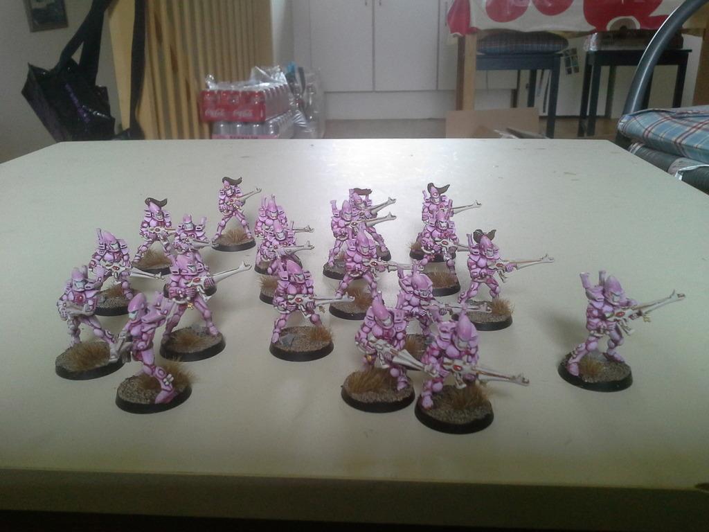 Pink Eldar Guardians