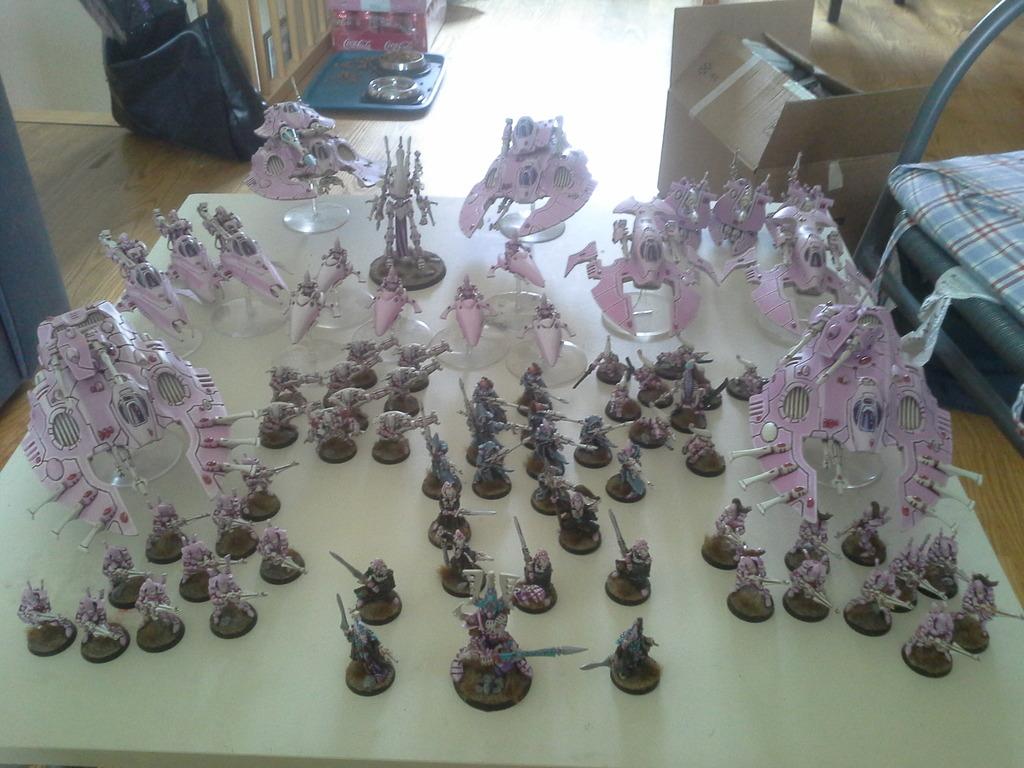 Pink Eldar Group Shot