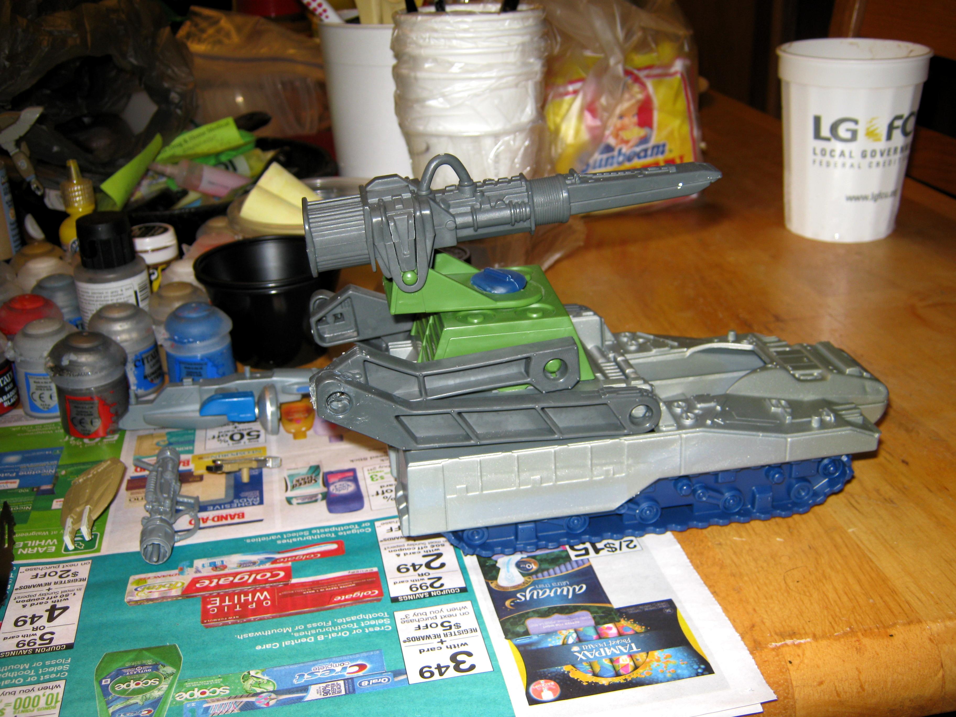 Conversion, Counts As, Dark Age Of Technology, Fire Support Vehicle, G.i. Joe, Imperial, Neutron Laser, Tank, Tank Destroyer, Toy