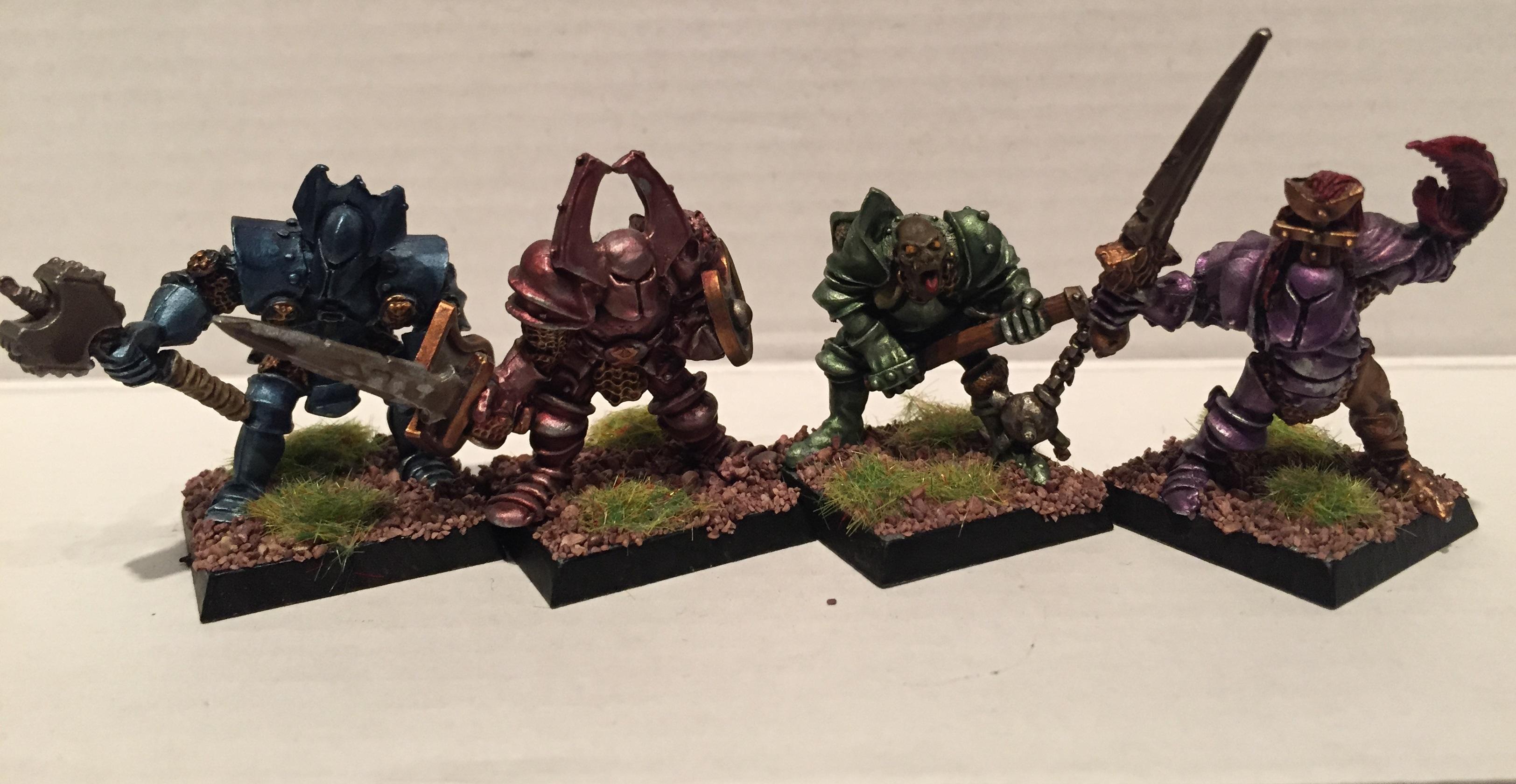 Chaos, Khorne, Mordheim, Nurgle, Petrifications, Slaanesh, Tzeentch, Washed