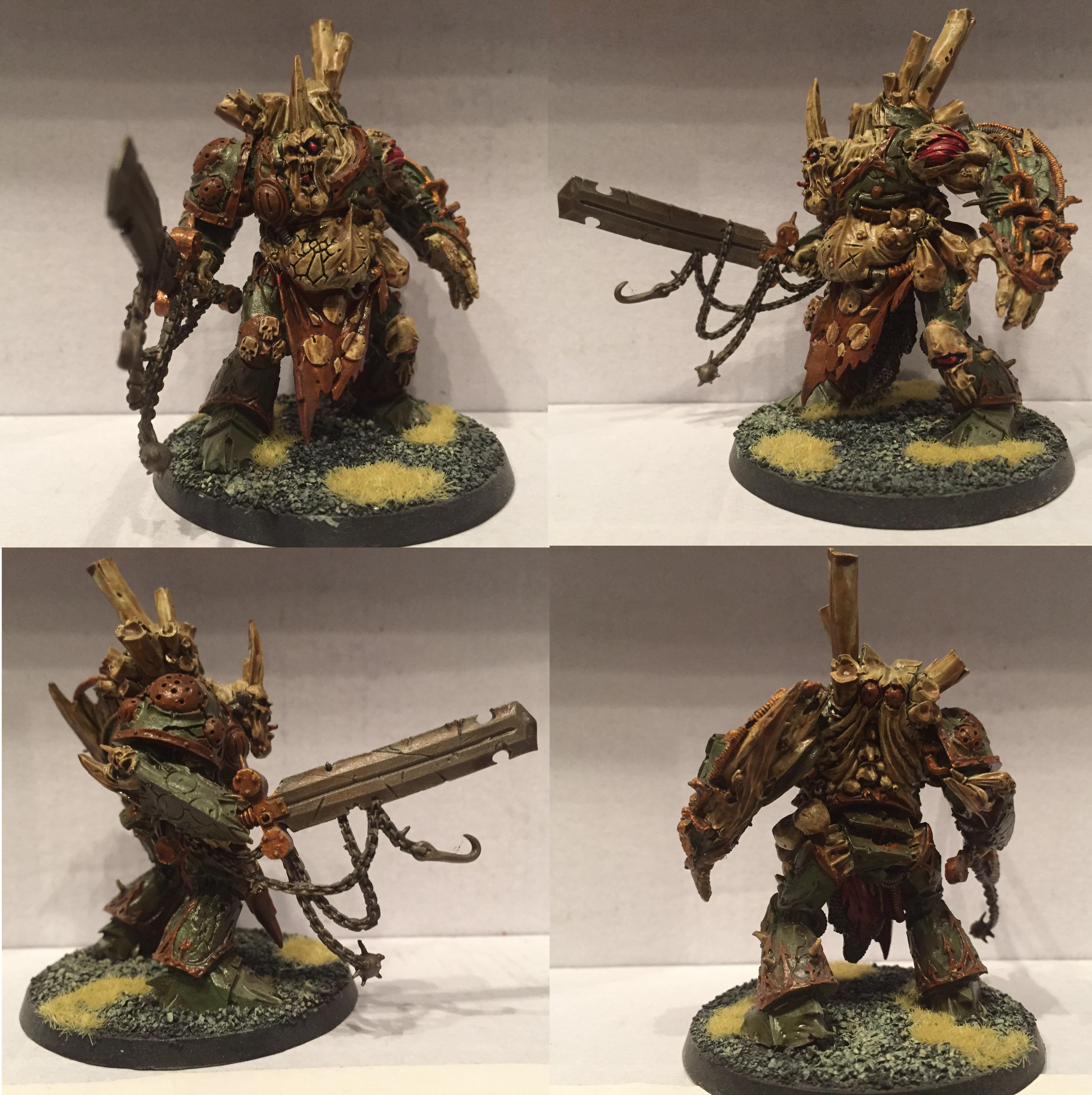 Chaos, Chaos Space Marines, Daemons, Dipped, Nurgle, Petrifications, Warhammer 40,000