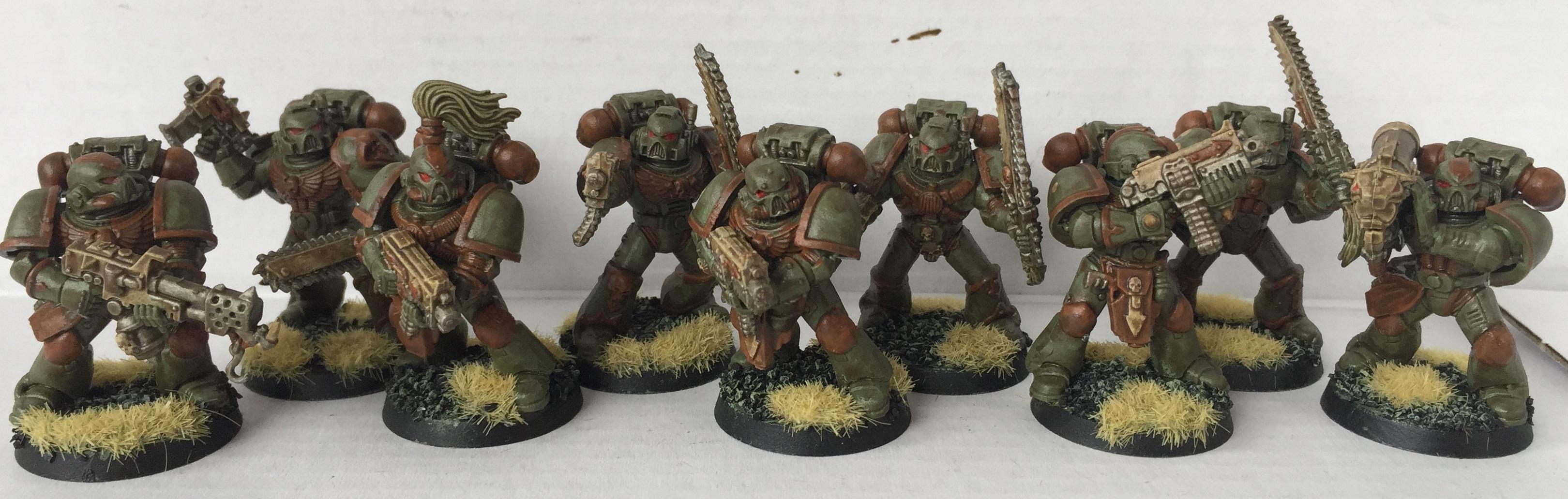 Chaos, Chaos Space Marines, Conversion, Dipped, Nurgle, Petrifications, Warhammer 40,000