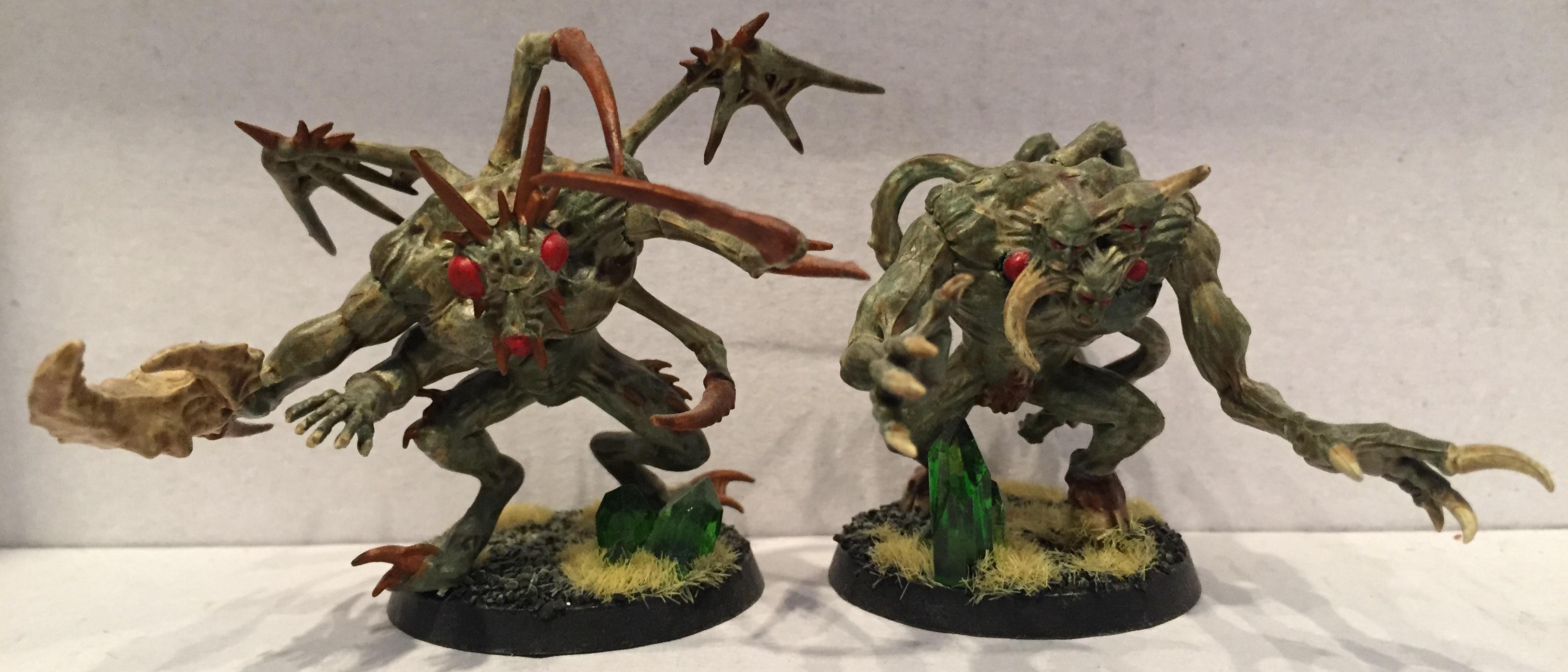 Chaos, Chaos Space Marines, Dipped, Nurgle, Petrifications, Spawn, Warhammer 40,000