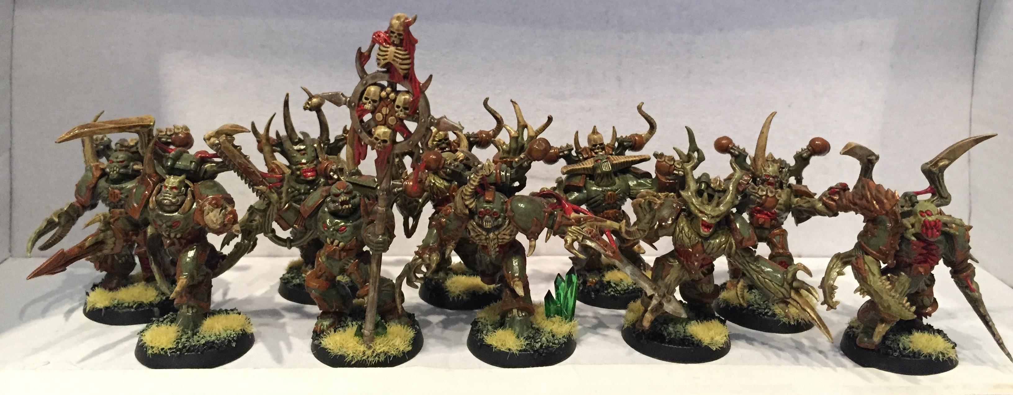 Chaos, Chaos Space Marines, Dipped, Nurgle, Petrifications, Possessed, Warhammer 40,000