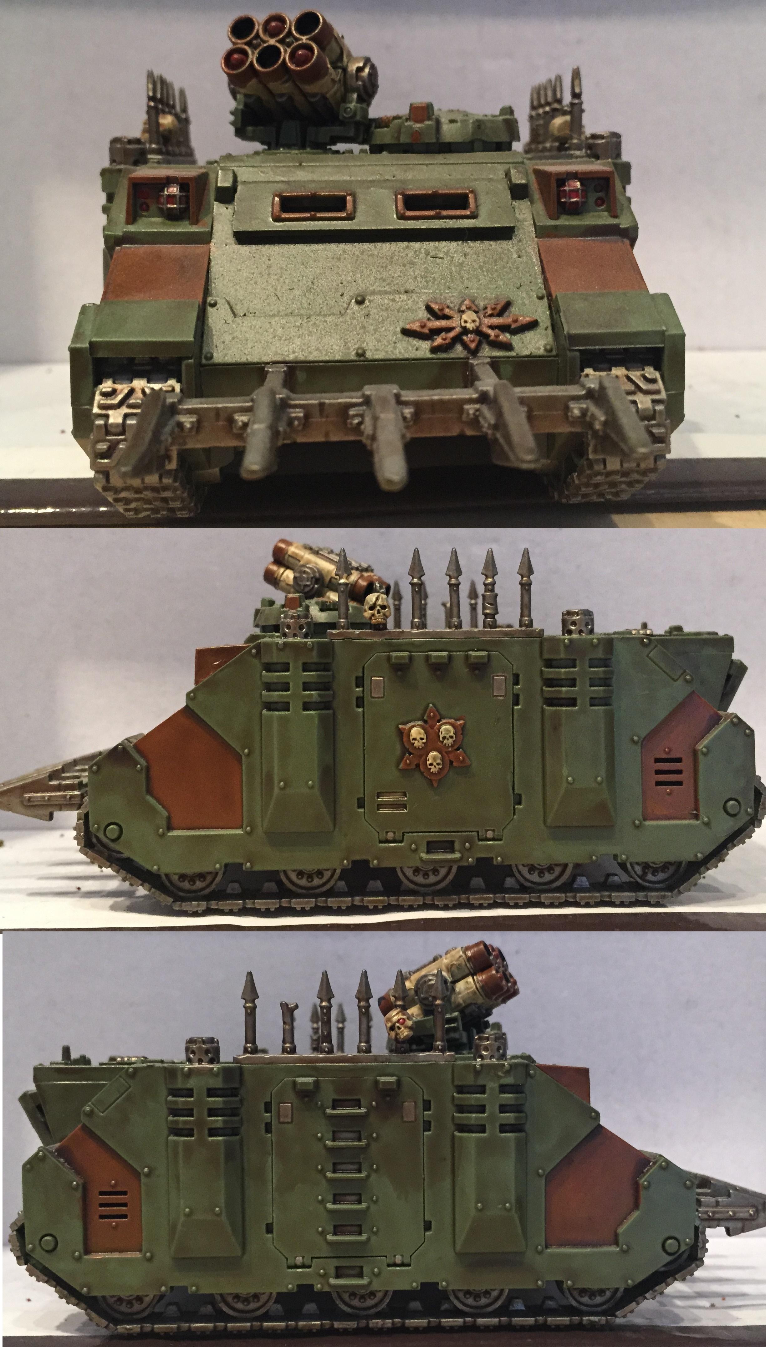 Chaos, Chaos Space Marines, Dipped, Nurgle, Petrifications, Rhino, Tank, Warhammer 40,000