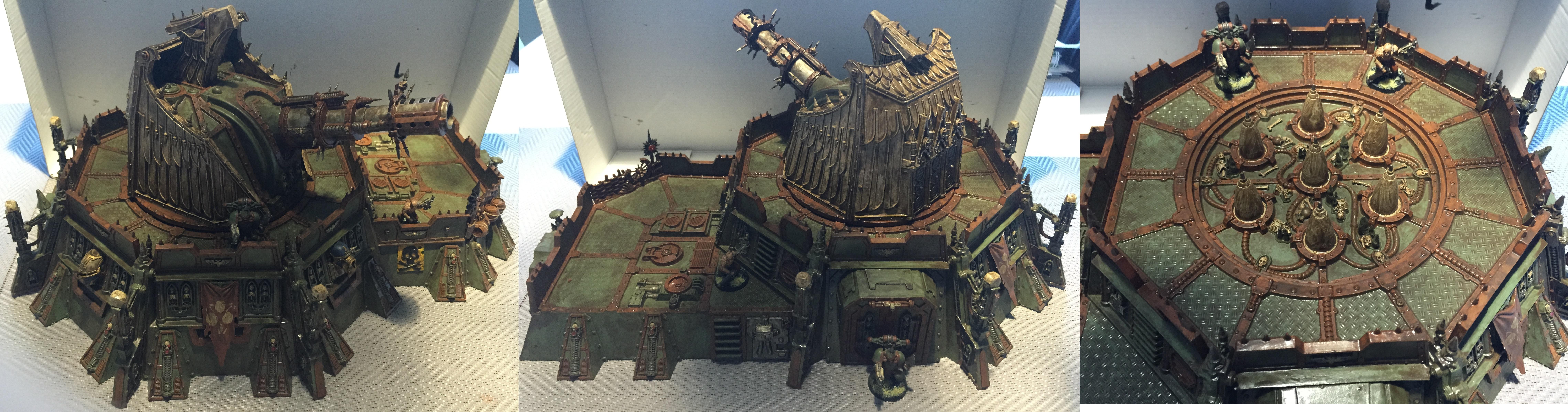 Chaos, Chaos Space Marines, Conversion, Dipped, Nurgle, Petrifications, Warhammer 40,000
