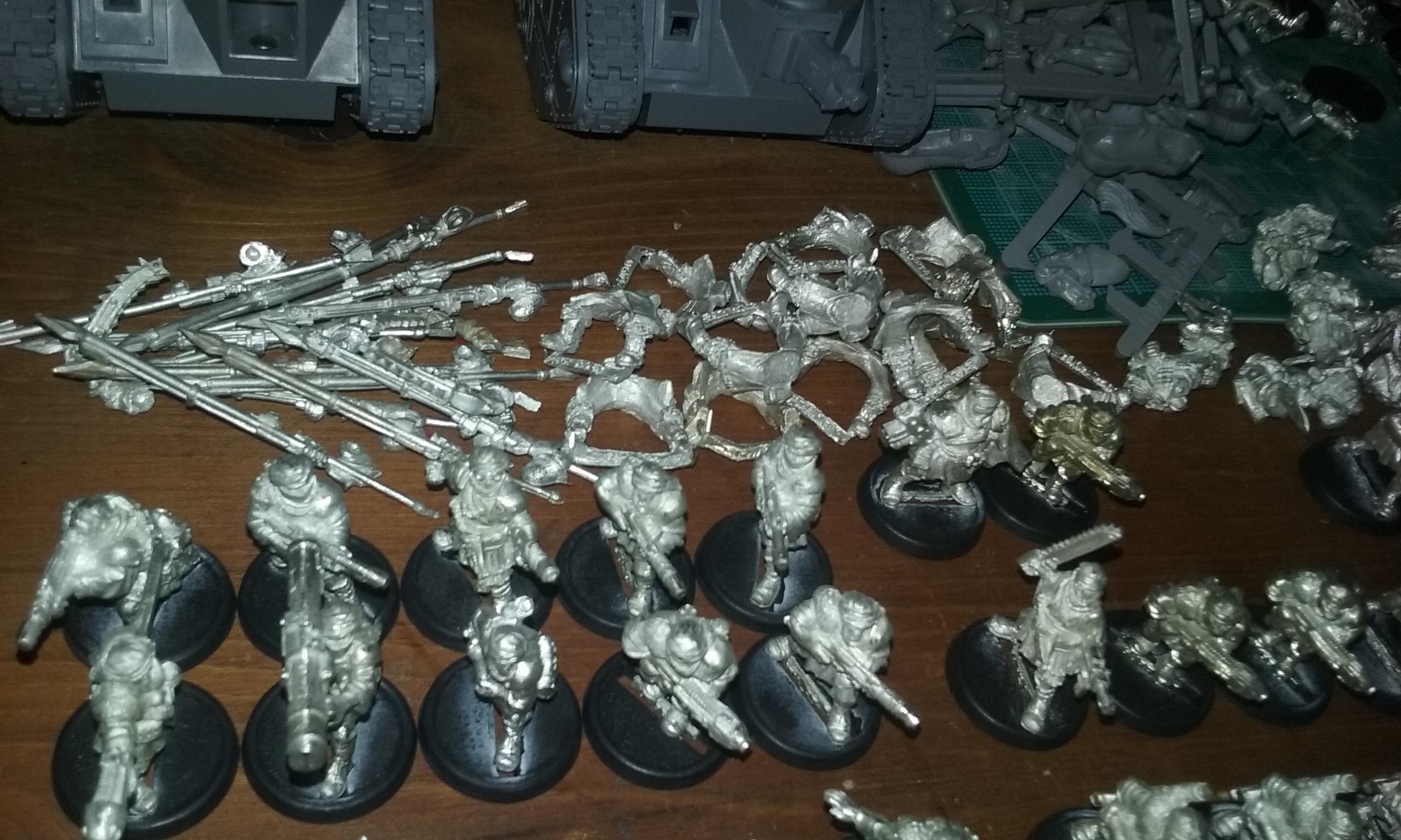Roughriders yet to be built, and some partially magnetized Russes