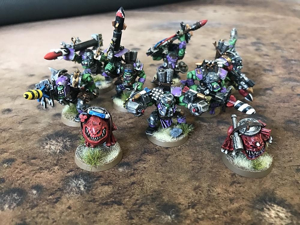 Half the bustas finished up