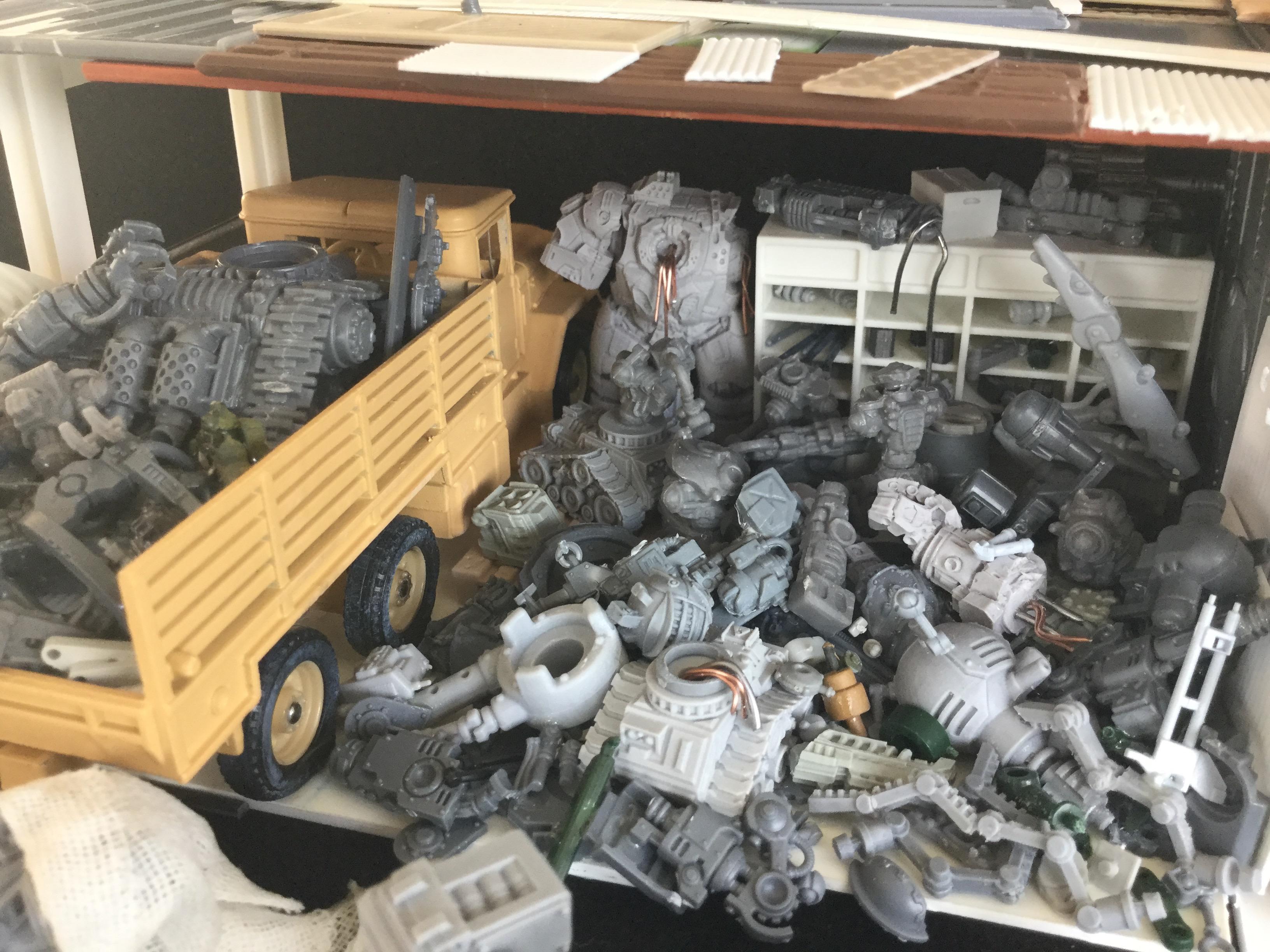Junk, Shop, Terrain, Truck