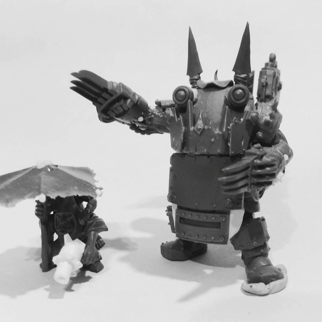 Totoro, Satsuki, and Mei.. or a Big Mek and his Oiler Grots