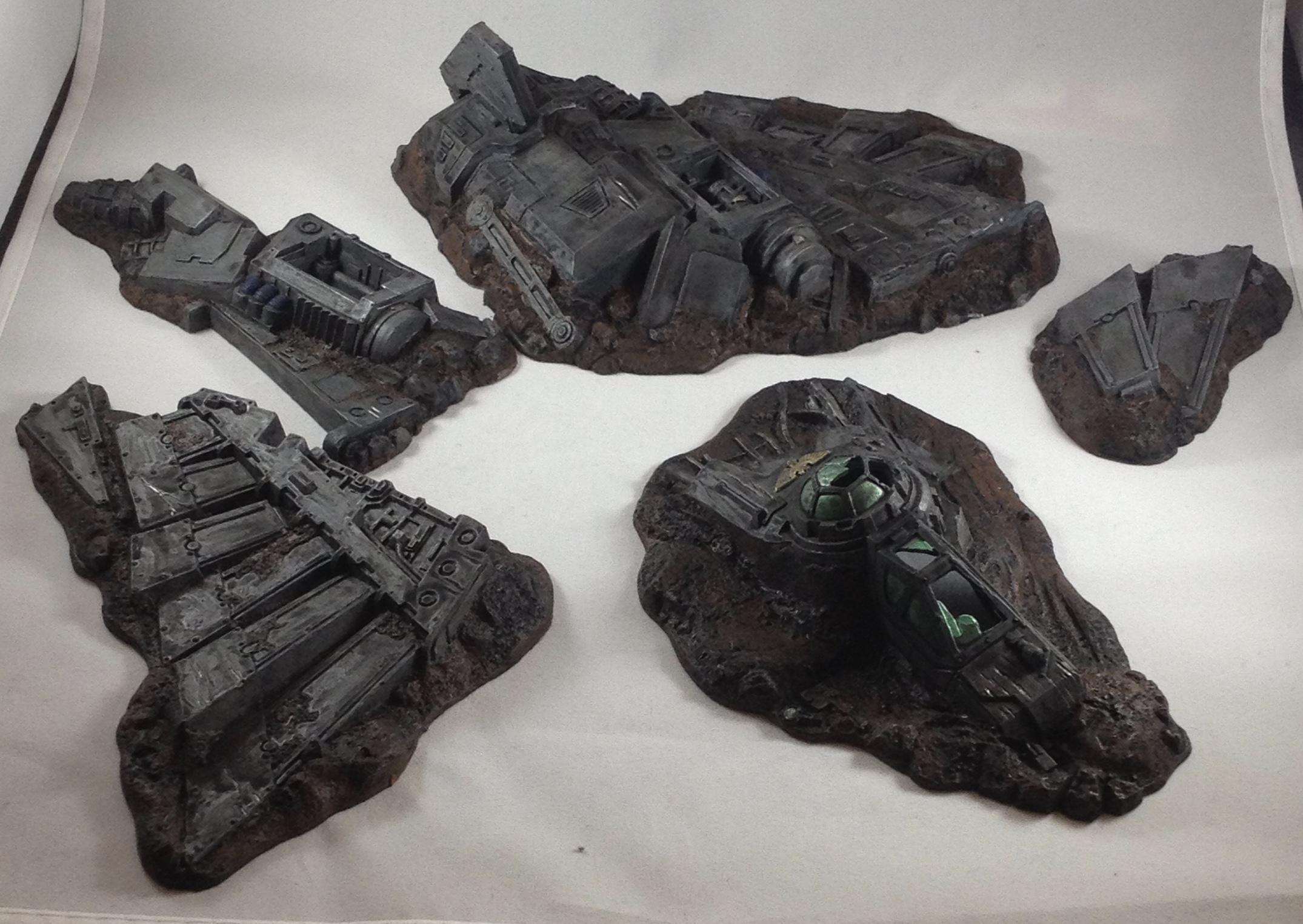 Aquila Lander, Lander, Terrain, Wreck