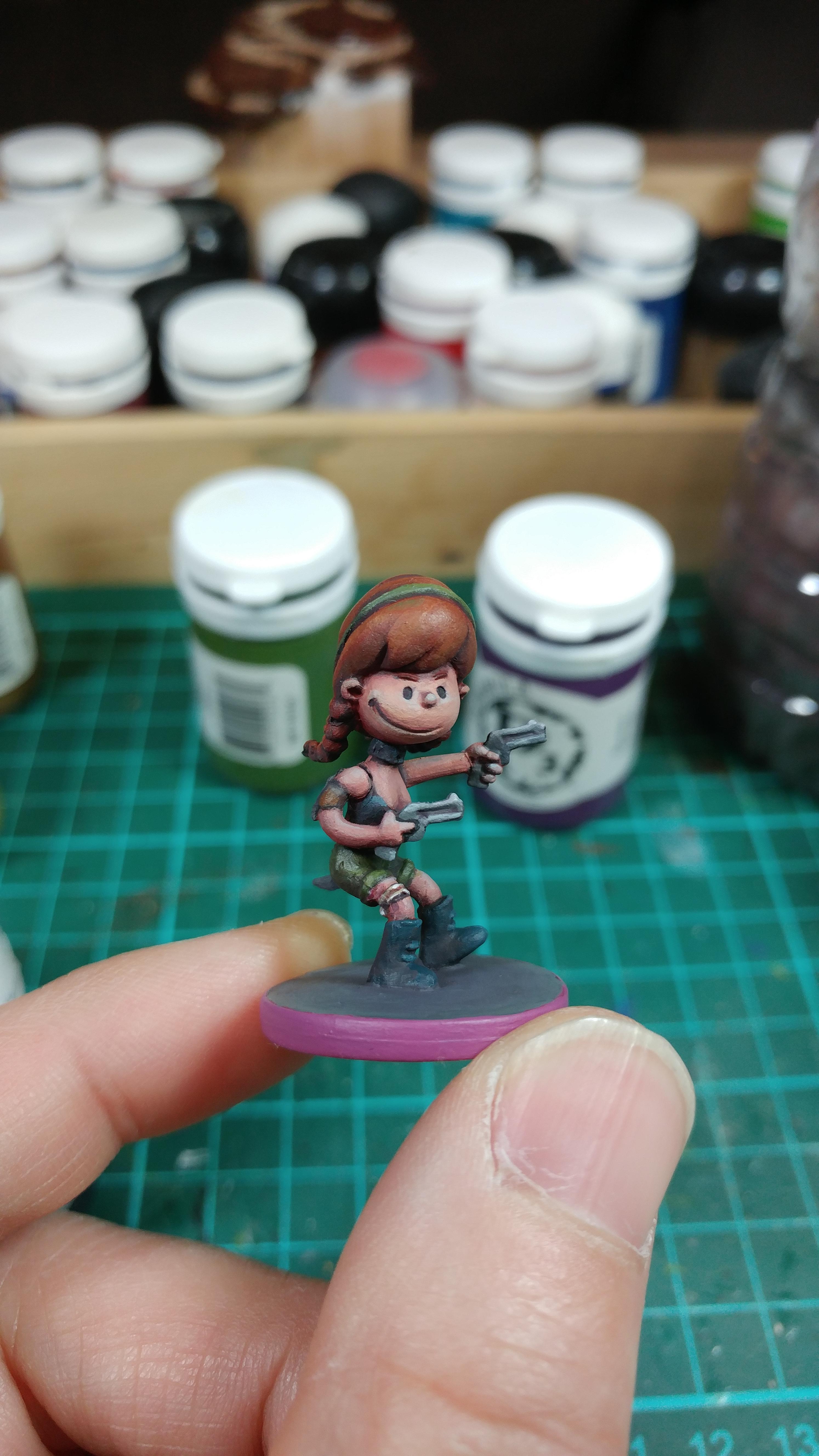 Chibi, Dork Tower, Gilly, Humor, John Kovalic, Lara Croft, Zombicide