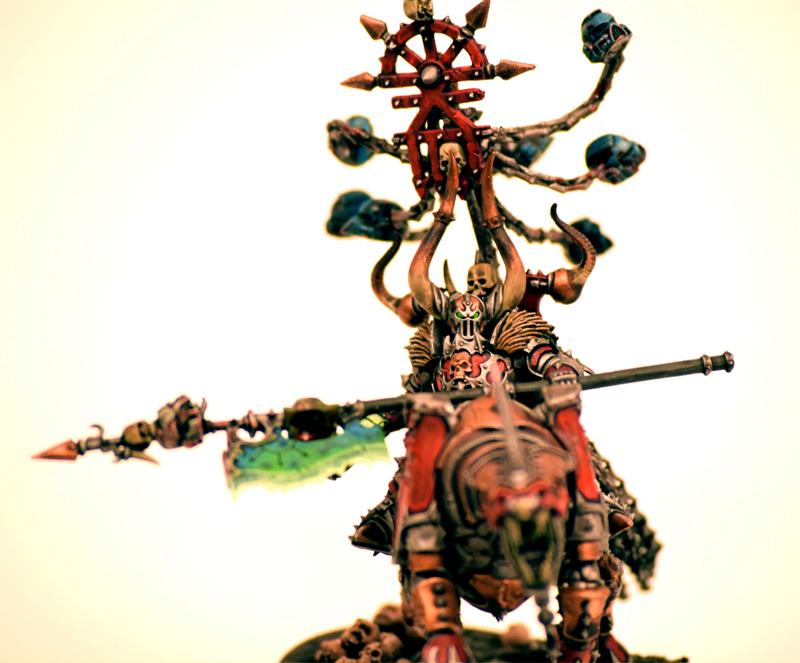 Chaos Lord, Juggernaut, Khorne - Chaos Khorne Lord on Juggernaut - Kit ...