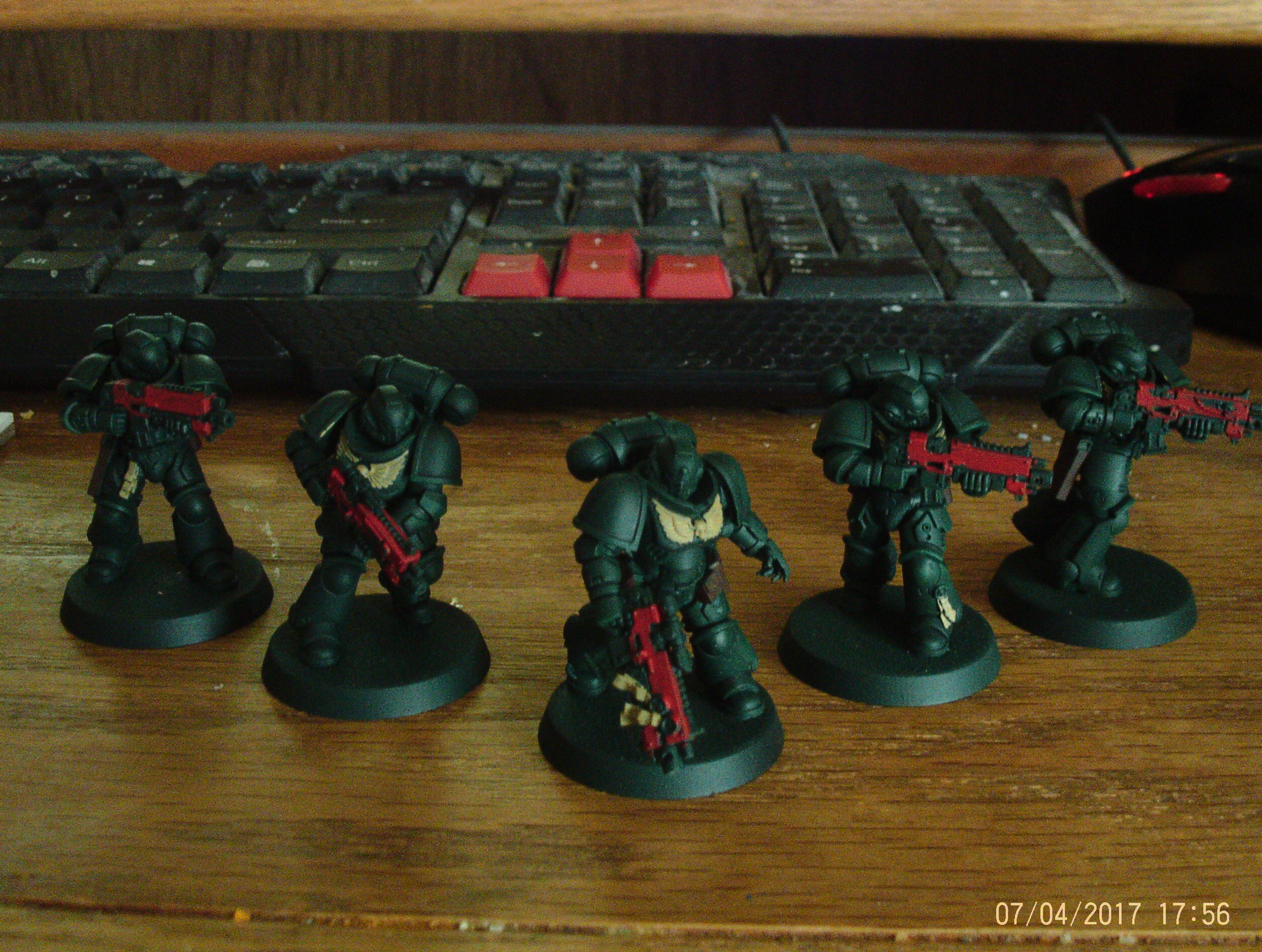 Intercessor Squad 1 WIP 1