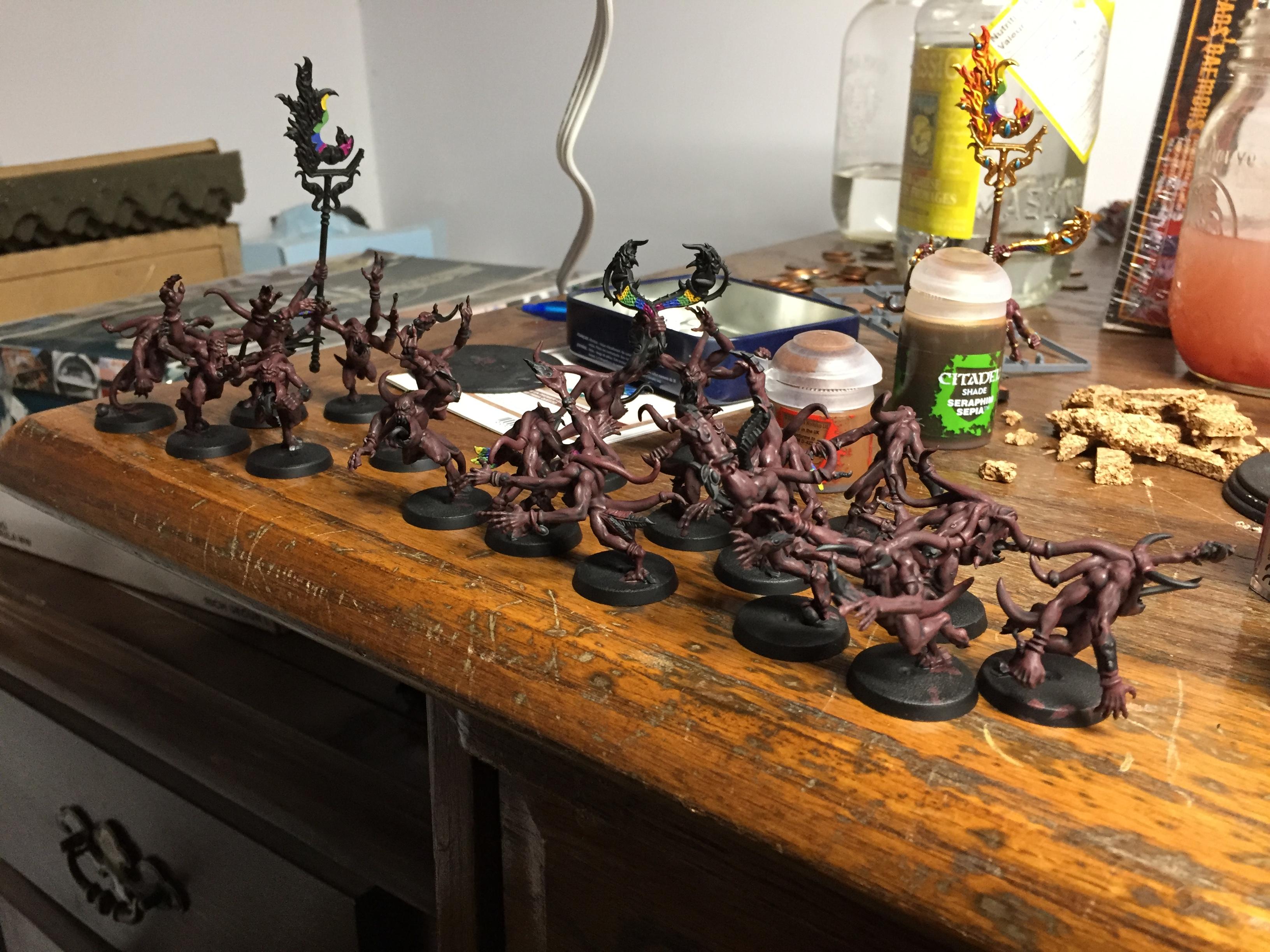 WIP: Oh the monotony! Oh the horror! At least I can start highlighting and doing detail now which is much more fun