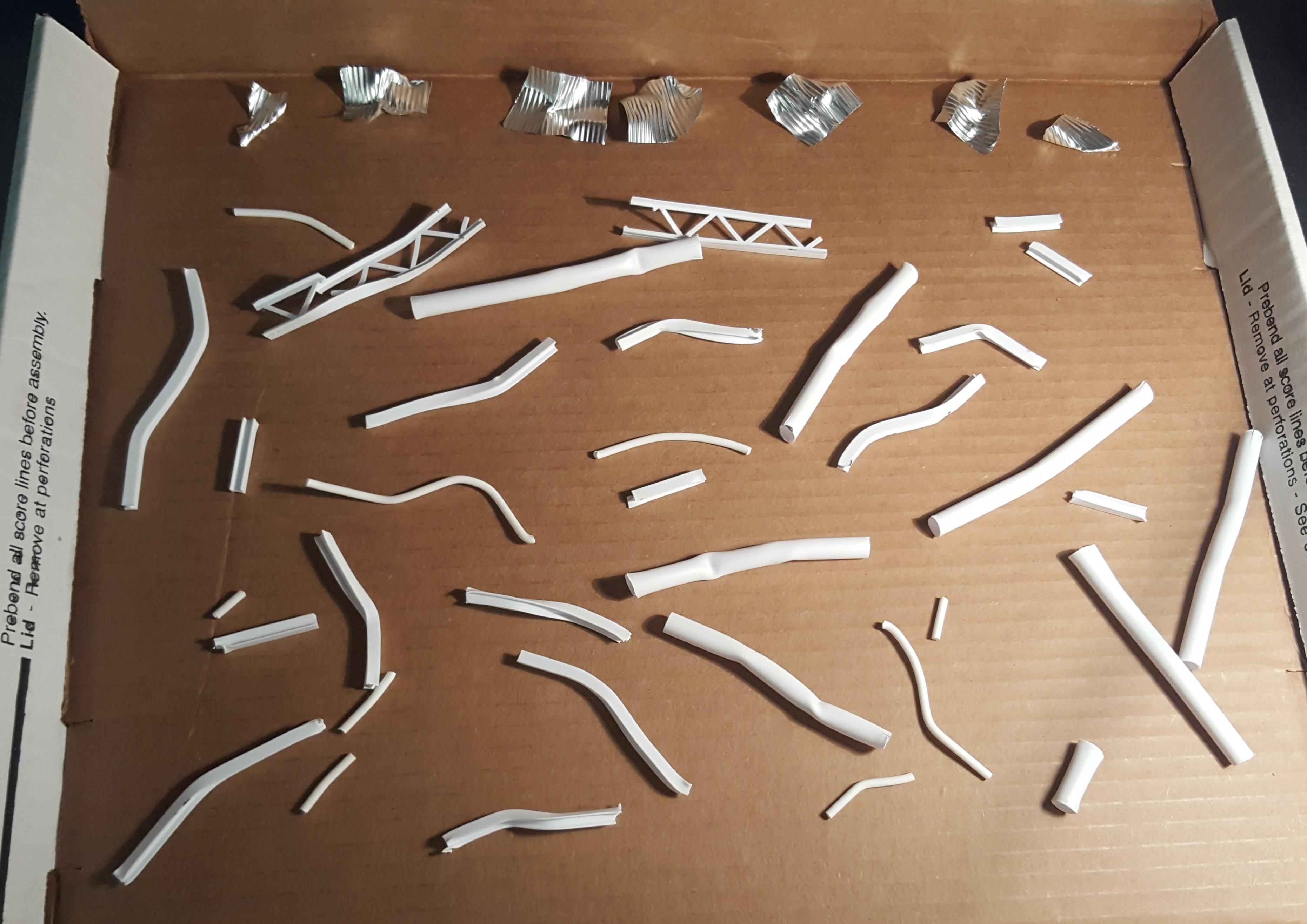 metal wreckage ready to paint