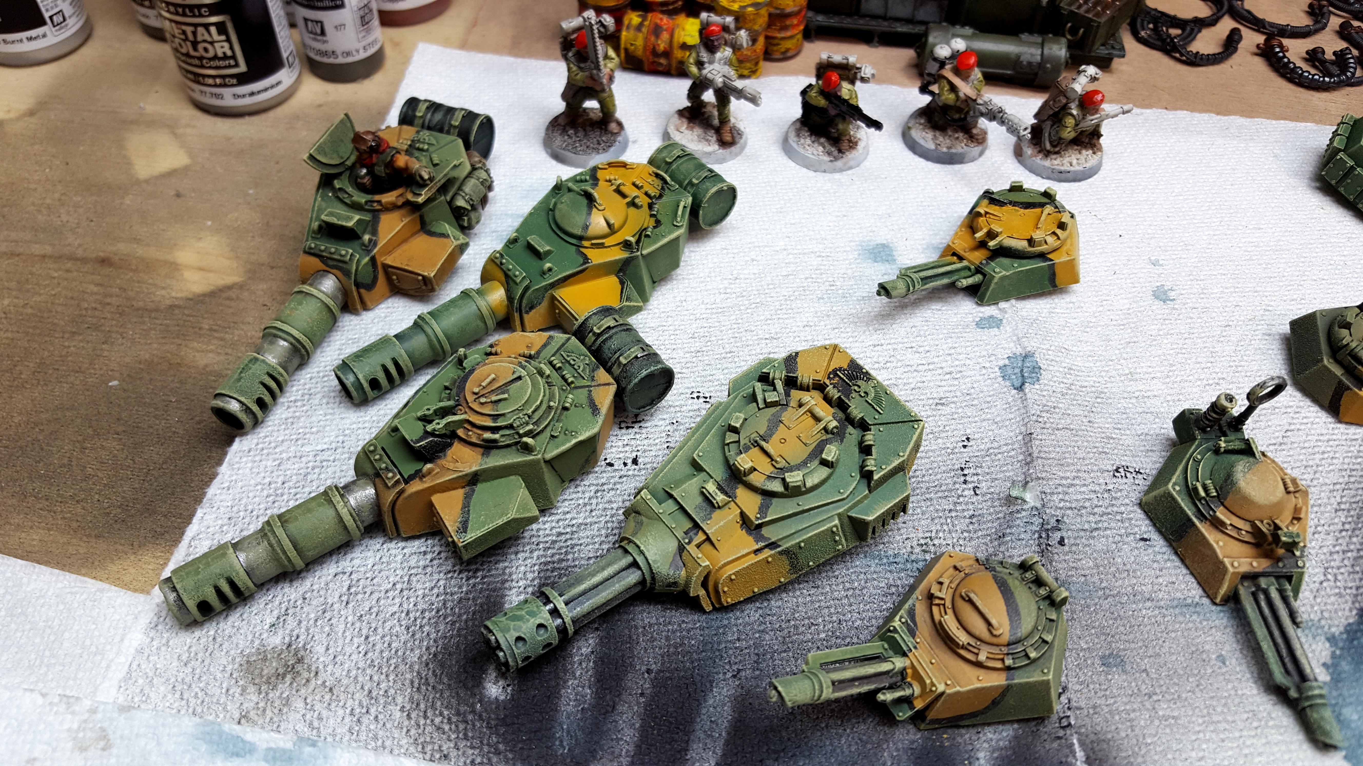 Astra, Camouflage, Catachan, Chimera, Guard, Imperial, Leman, Militarumaa, Russ, Tank, Work In Progress
