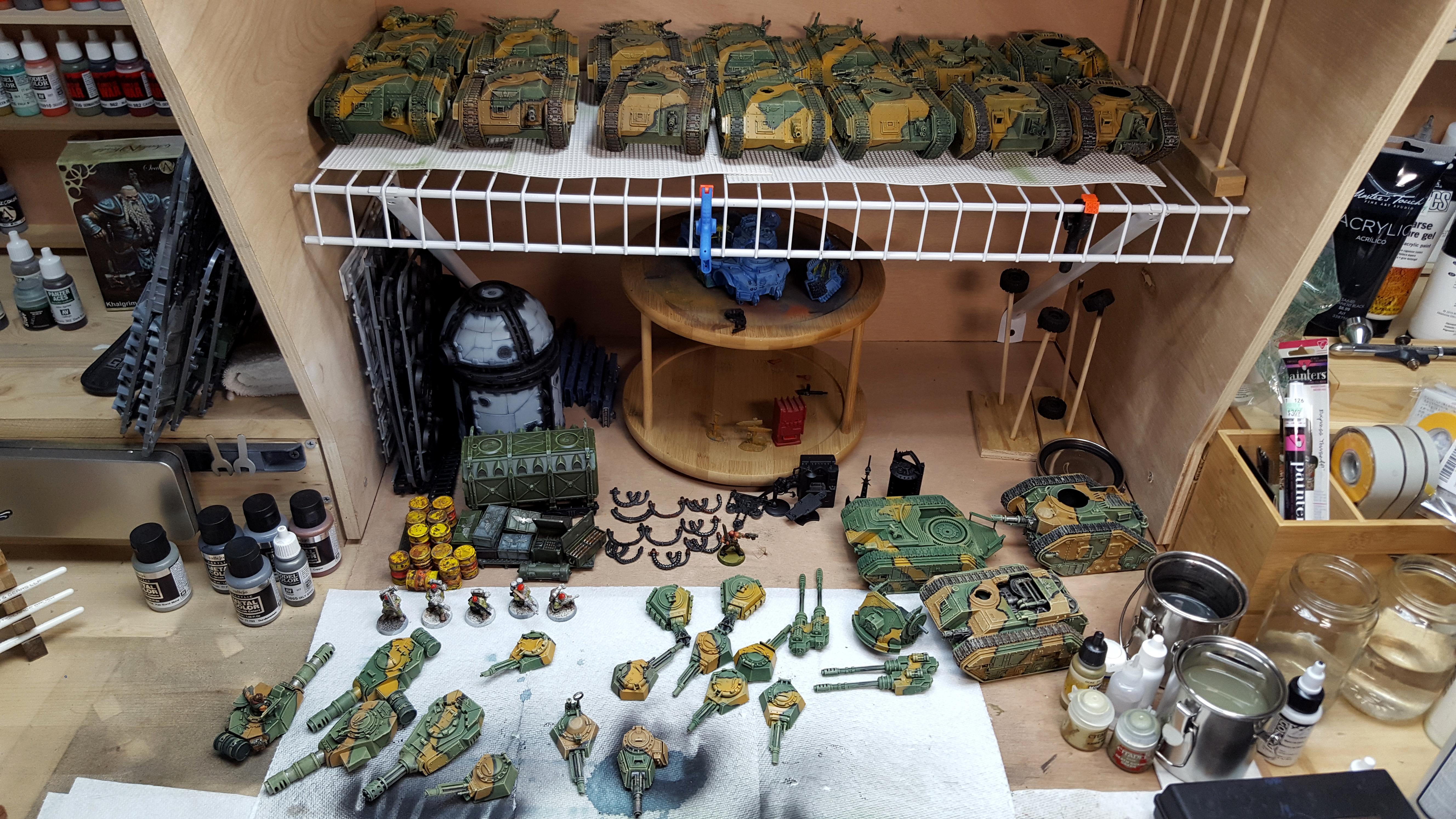 Astra, Camouflage, Catachan, Chimera, Guard, Imperial, Leman, Militarumaa, Russ, Tank, Work In Progress