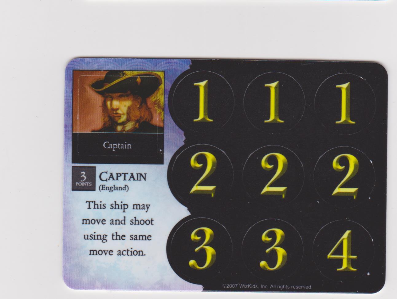 Captain , Treasure (1) (British)