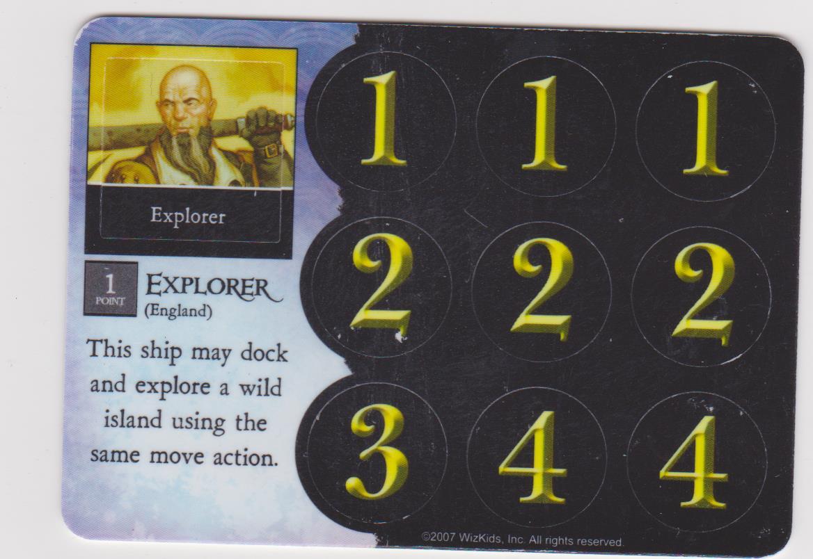 Explorer , Treasure (1) (British)