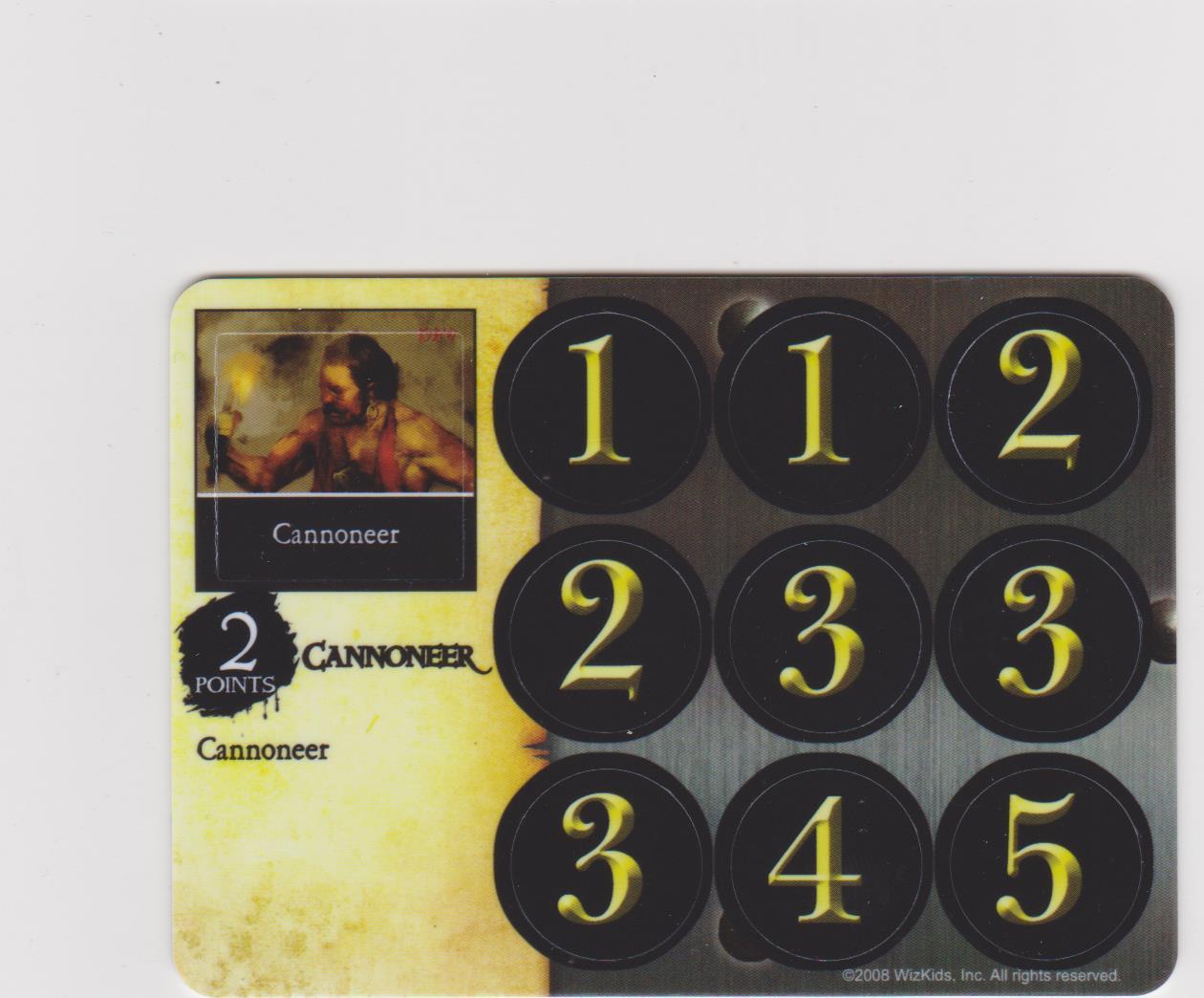 Cannoneer , Treasure (1) (Pirate)