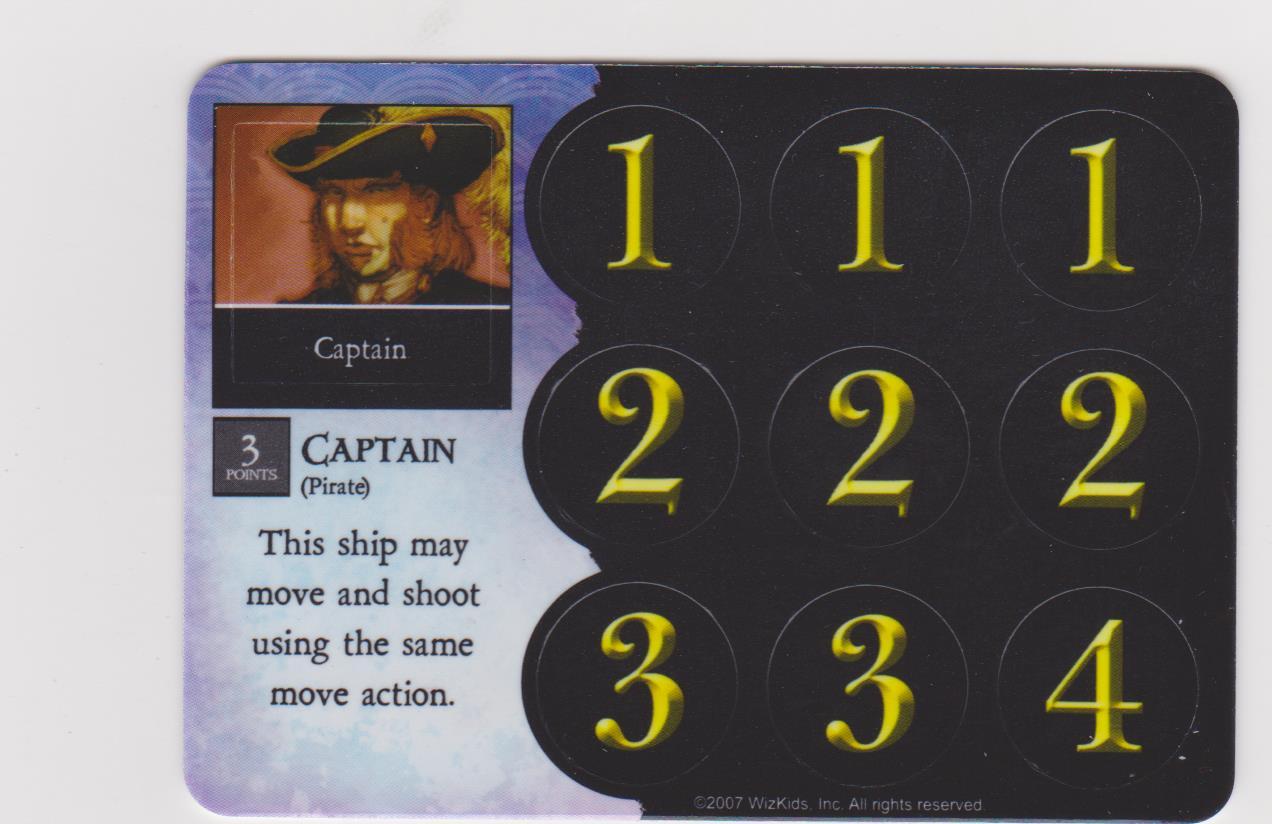 Captain , Treasure (1) (Pirate)